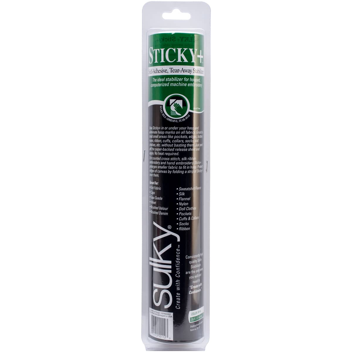 Sulky® Sticky Tear-Away Stabilizer Roll, 12" x 6yd.