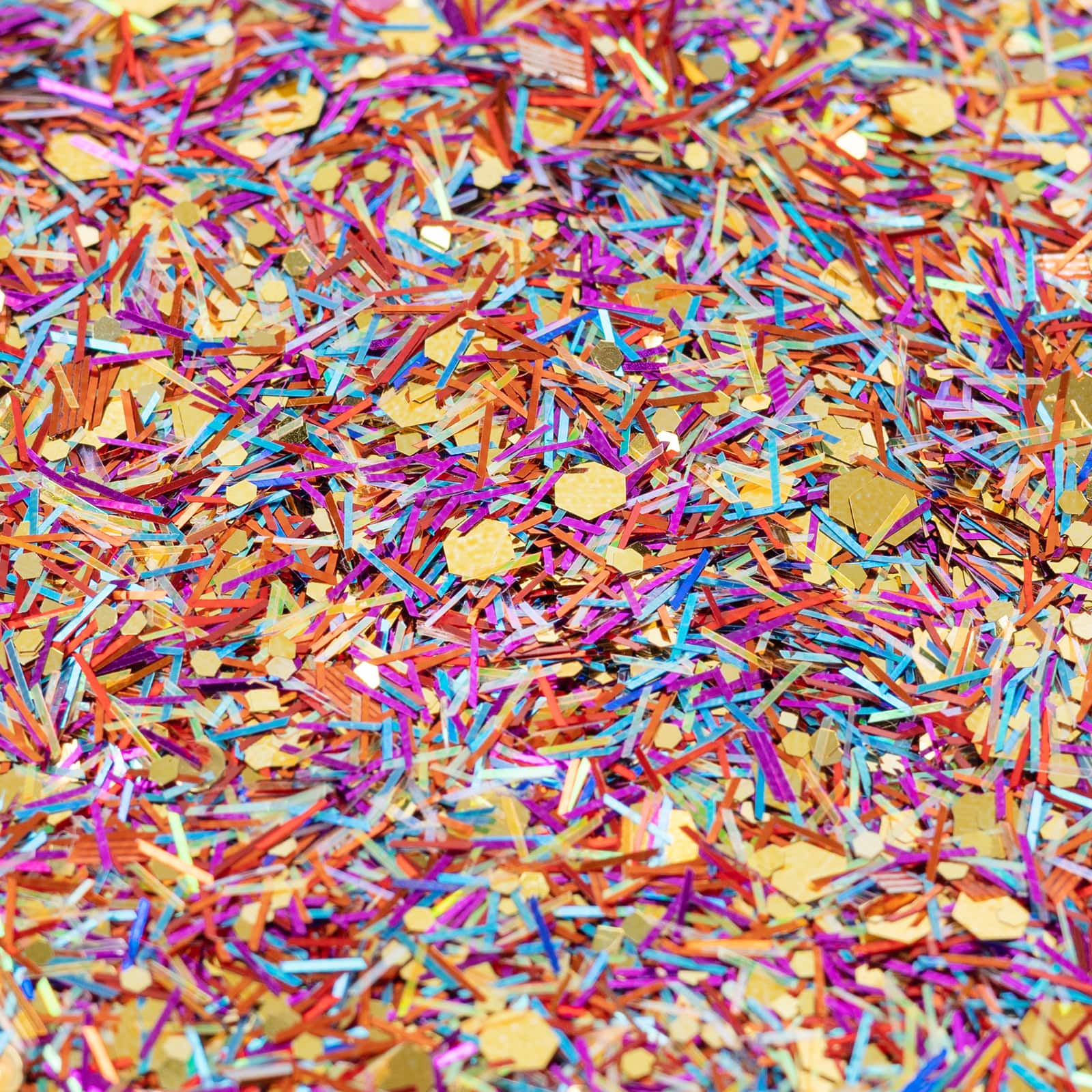 Rainbow Mixed Shape Tinsel Specialty Polyester Glitter by Recollections&#x2122;