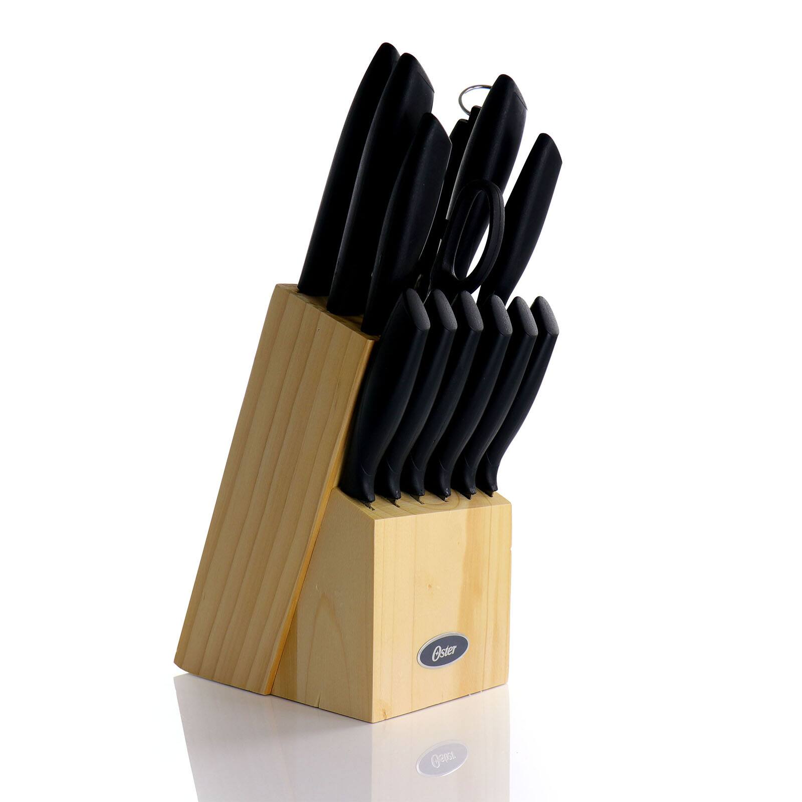 Gibson Home&#xAE; Westminster 23-Piece Black Carbon Stainless Steel Cutlery Set with Kitchen Tools