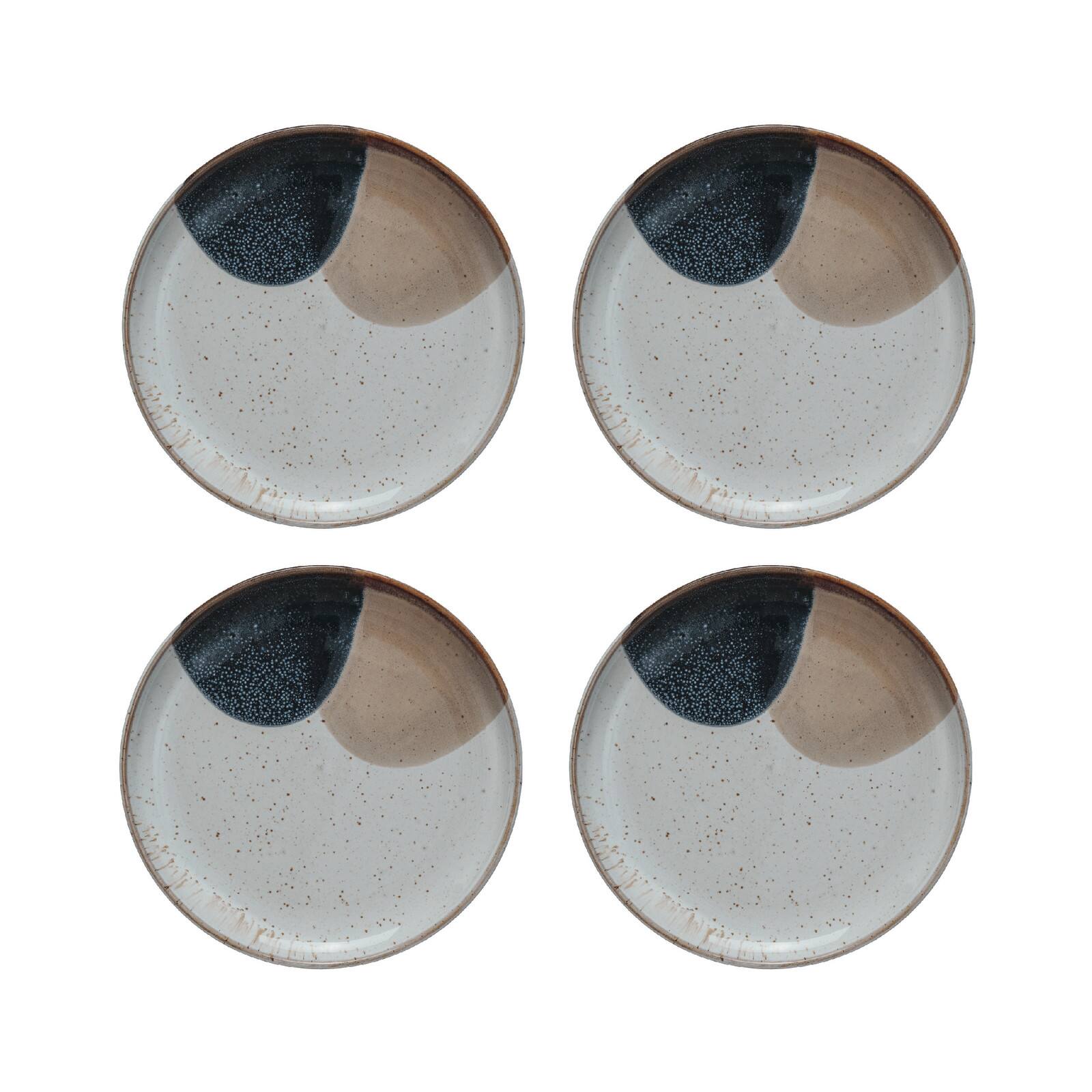 Hello Honey® 7.75" Earthen Hues Stoneware Plates, 4ct.