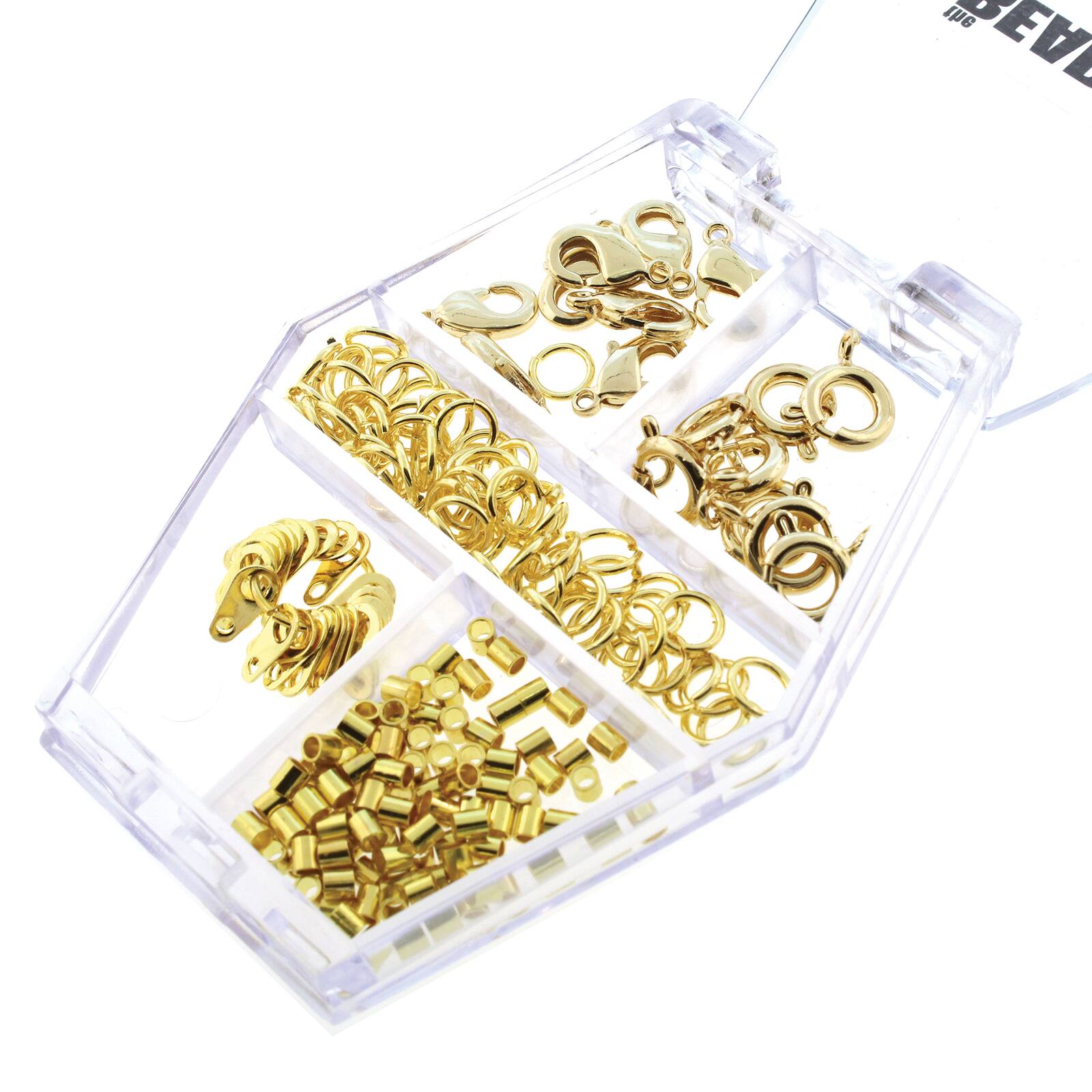 The Beadsmith® Basic Elements™ Gold-Plated Findings Assortment