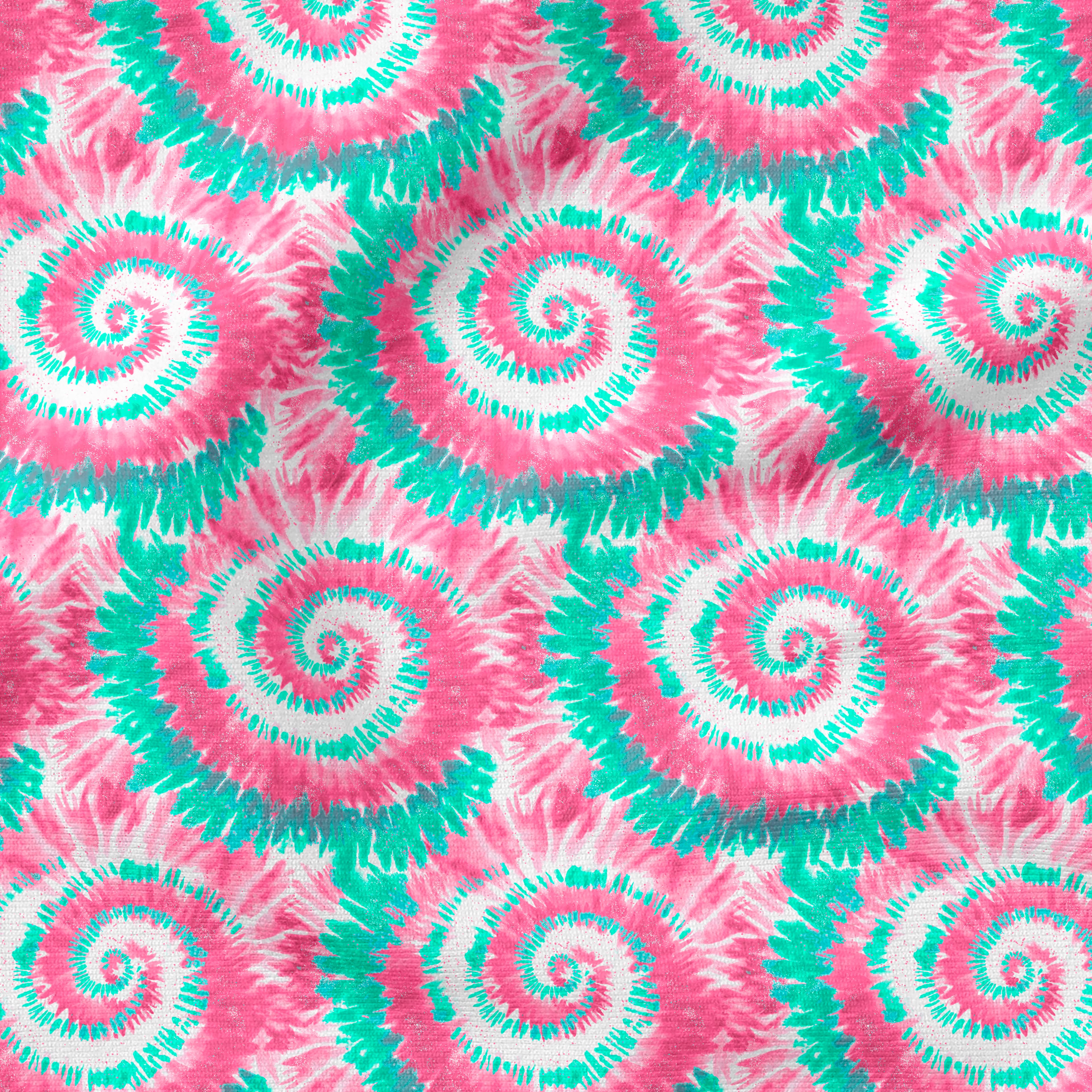 Pink & Blue Tie Dye Cotton Fabric Bundle by Loops & Threads™