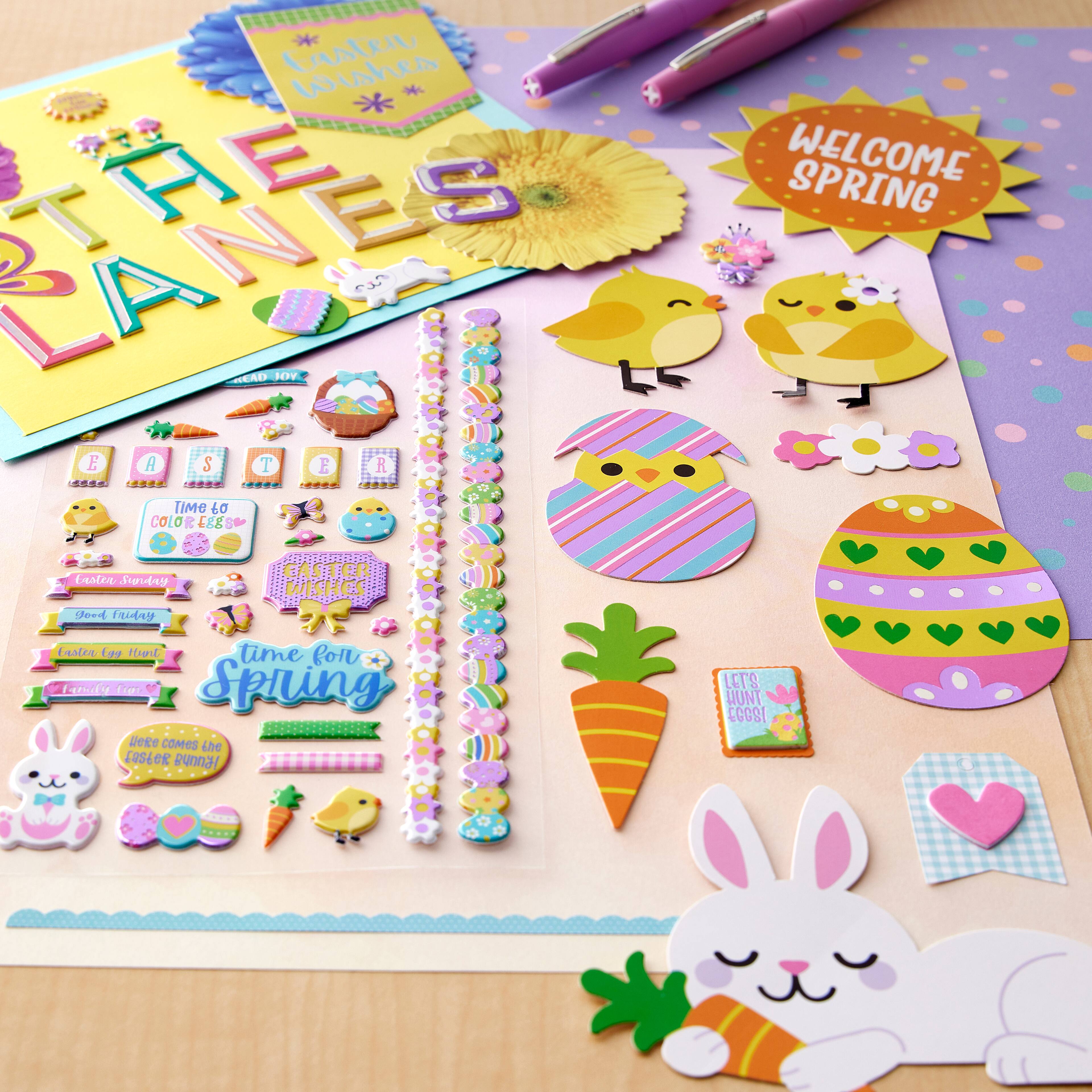 12 Pack: Easter Stickers by Recollections™