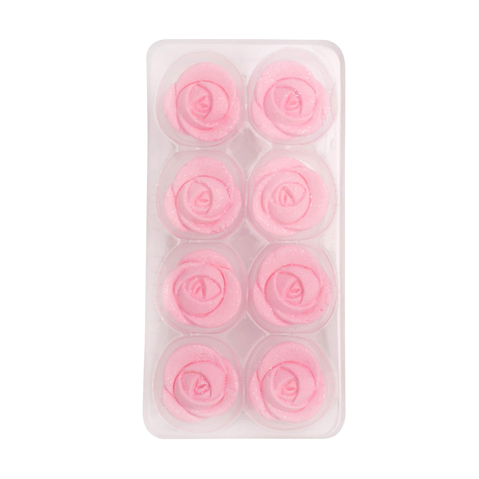 Sweet Tooth Fairy&#xAE; Light Pink Rose Icing Decorations