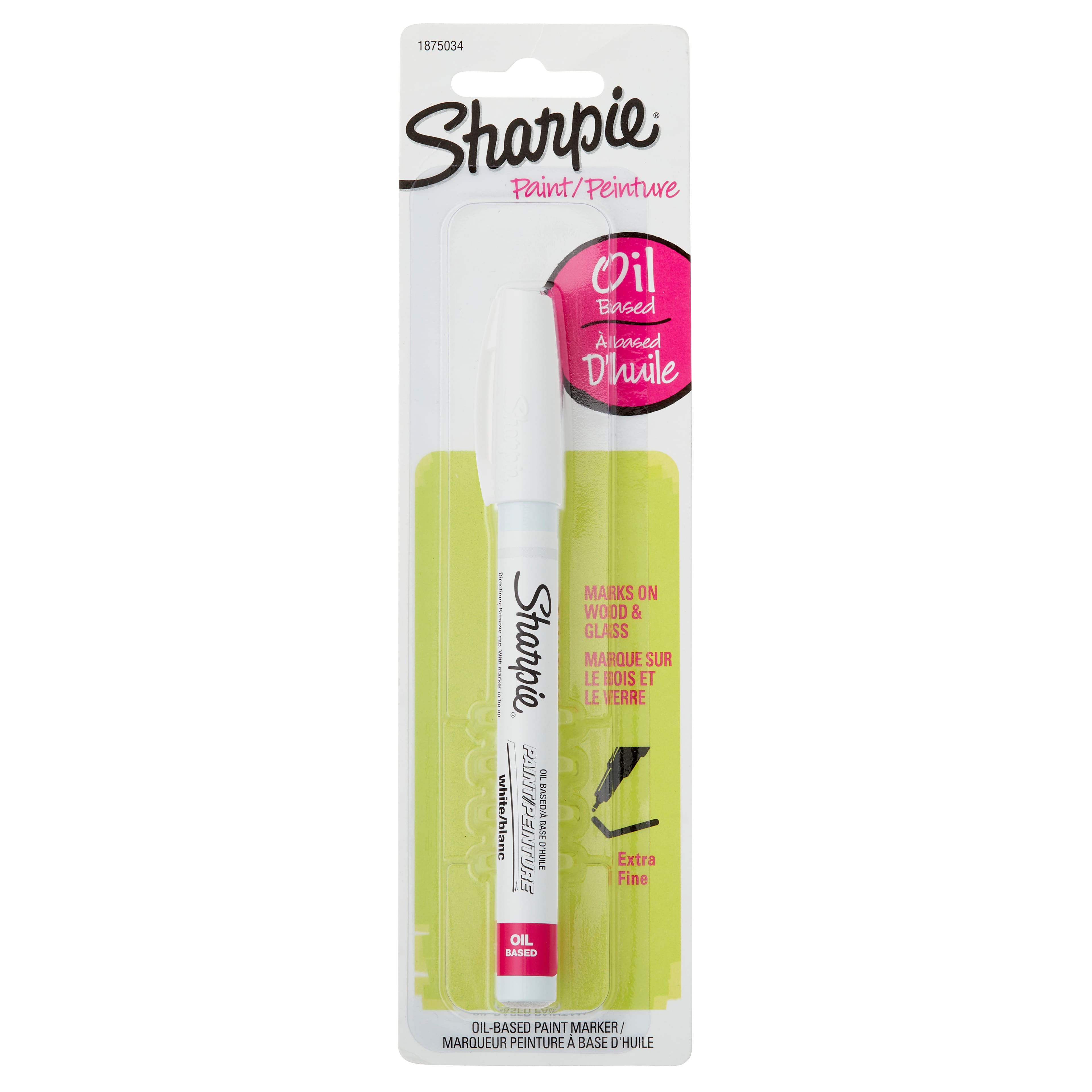 SHARPIE Oil-Based Paint Markers, Medium Point, Bright Colors, 5 Count -  Great for Rock Painting