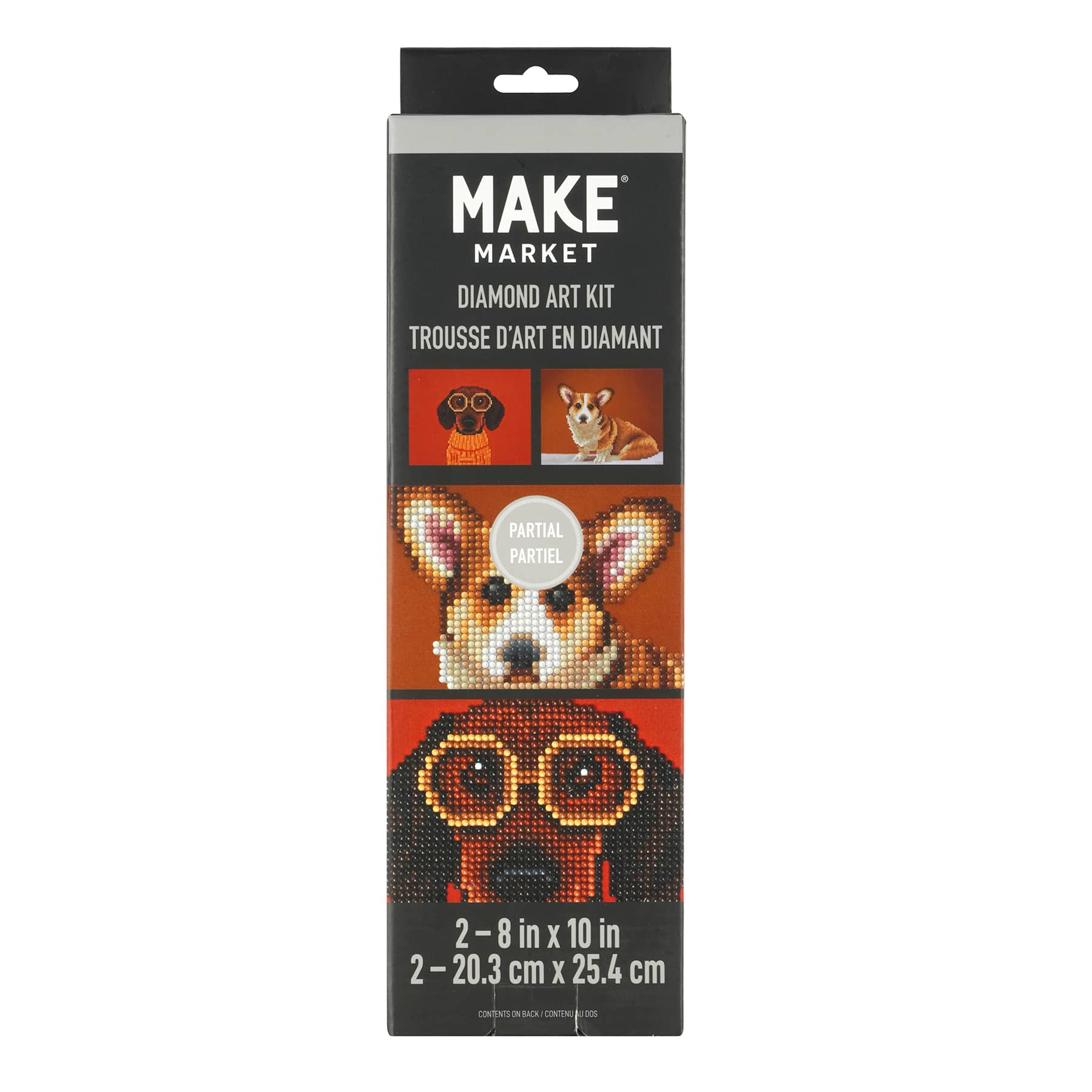 Make Market Puppies in Christmas Stockings Diamond Art Kit - 1 Each