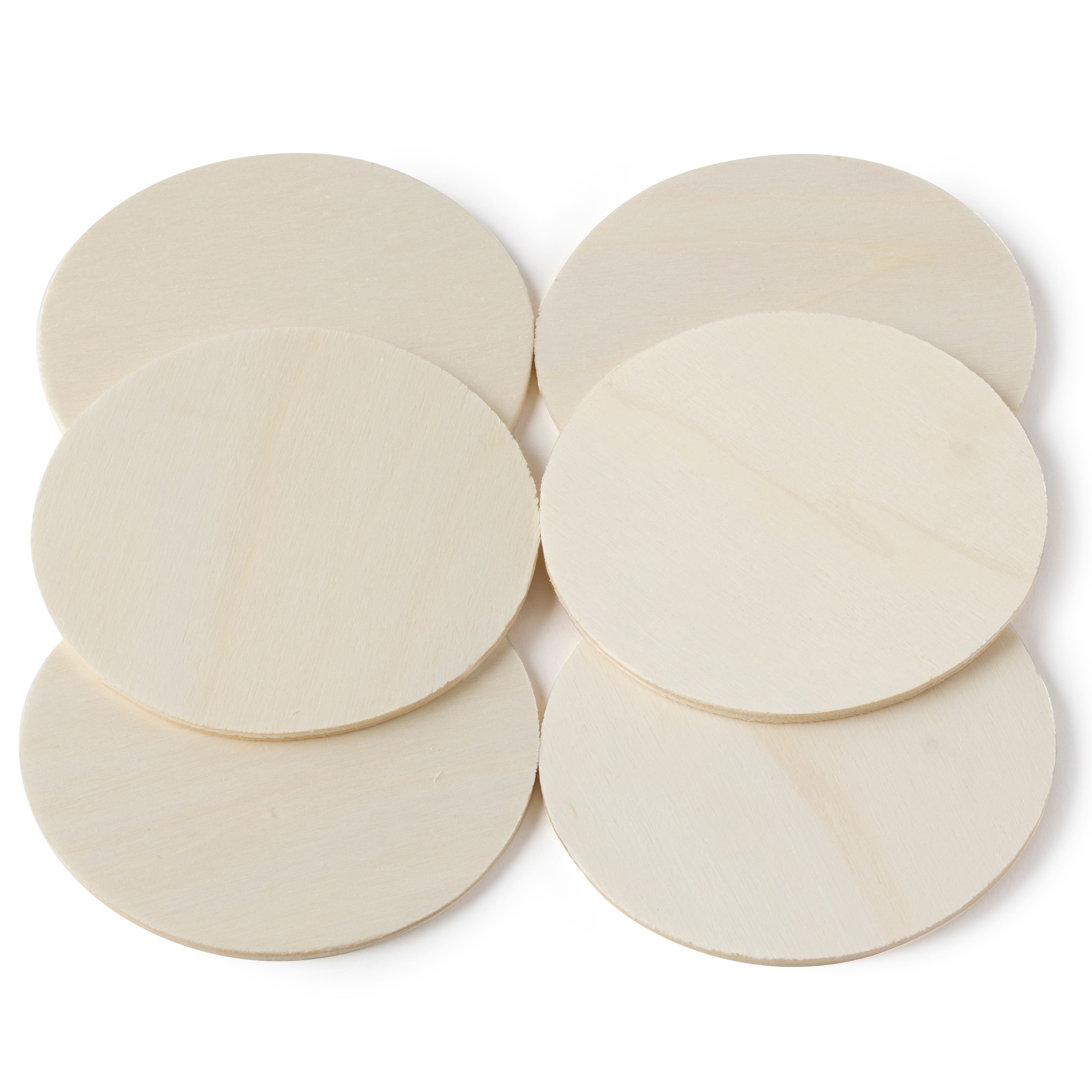 12 Packs: 6 ct. (72 total) 3&#x22; Wood Circles by Make Market&#xAE;