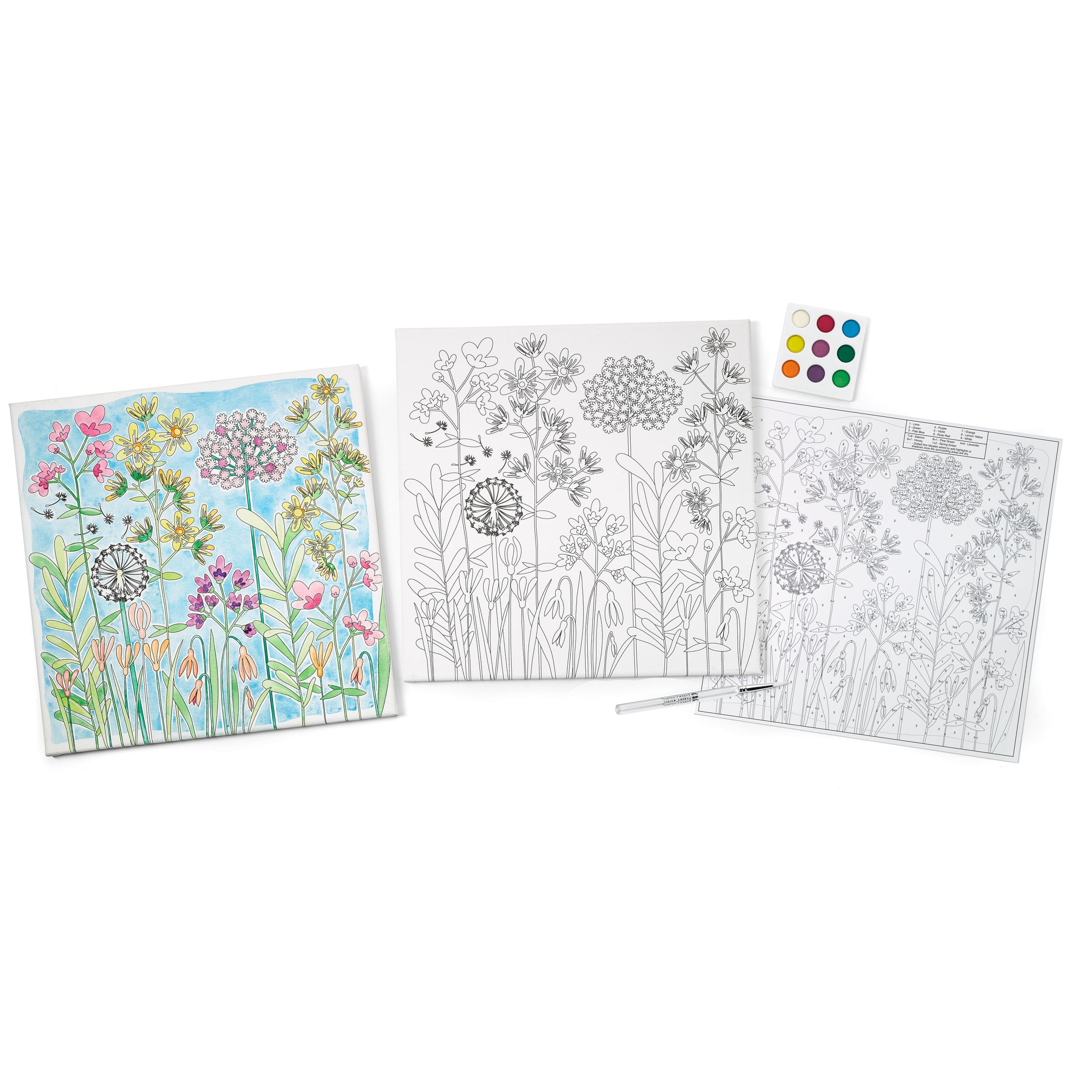 Faber-Castell Farm House Paint by Number Watercolor Set