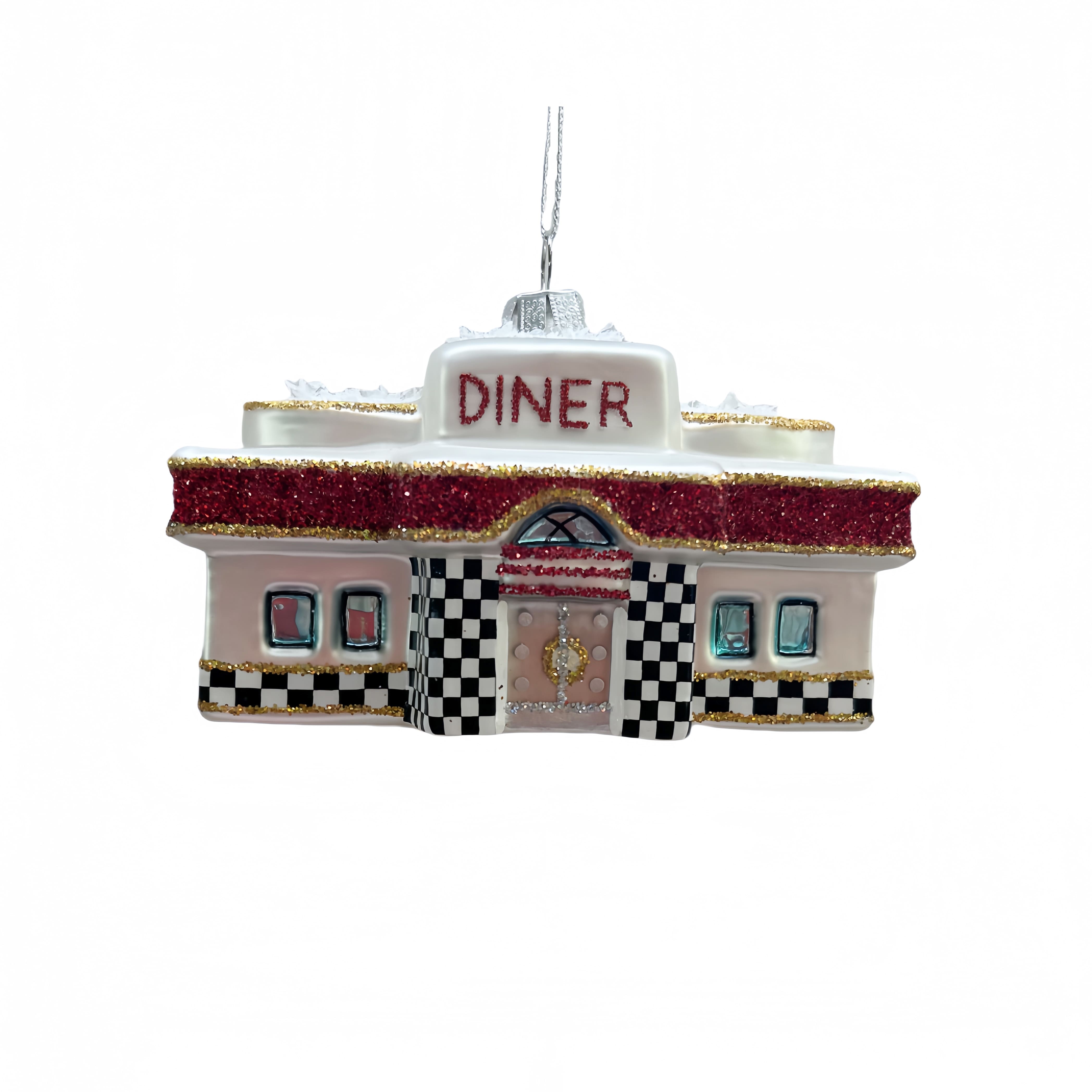 4.25" Diner Glass Ornament by Ashland®