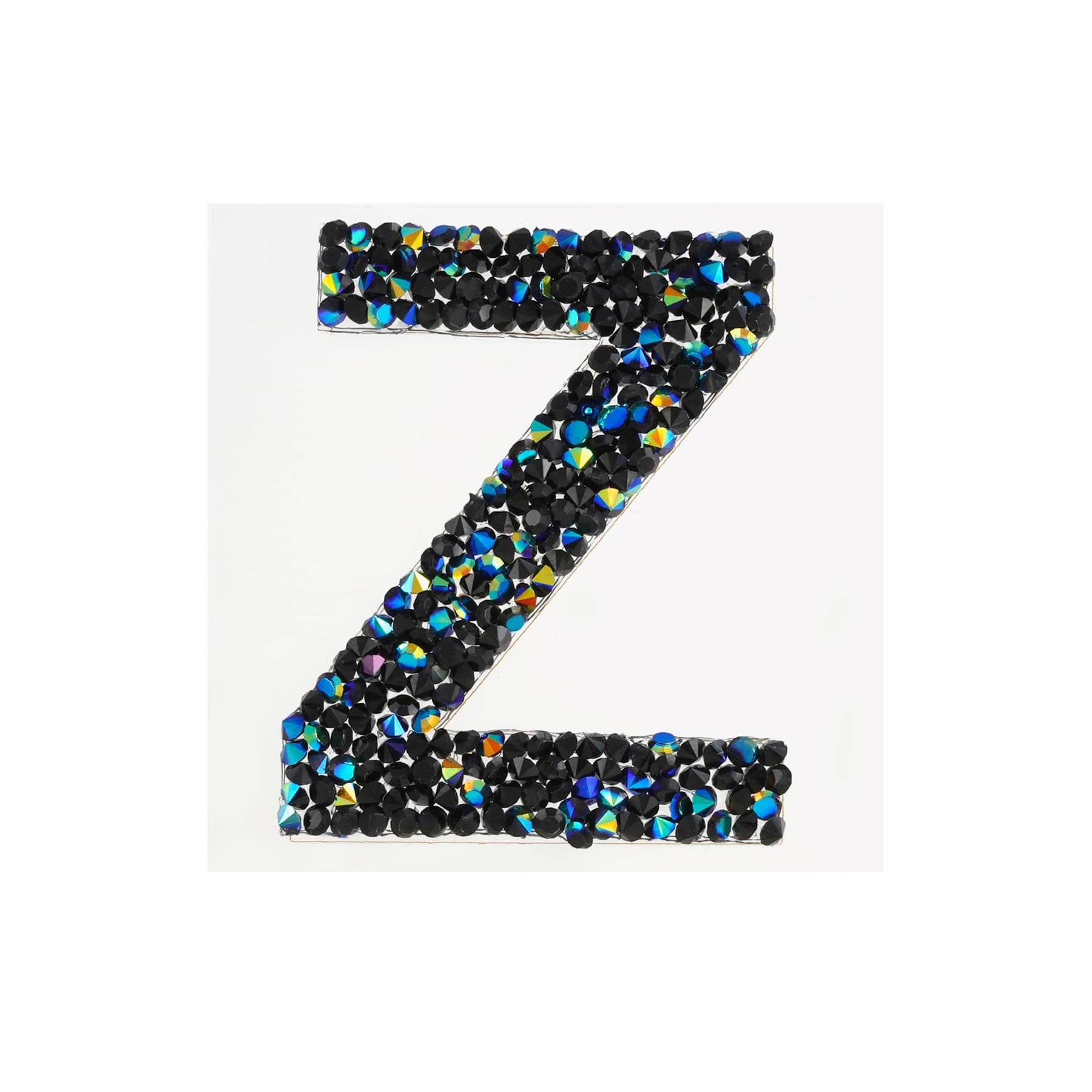 12 Pack: Black AB Letter Bling Sticker by Recollections®