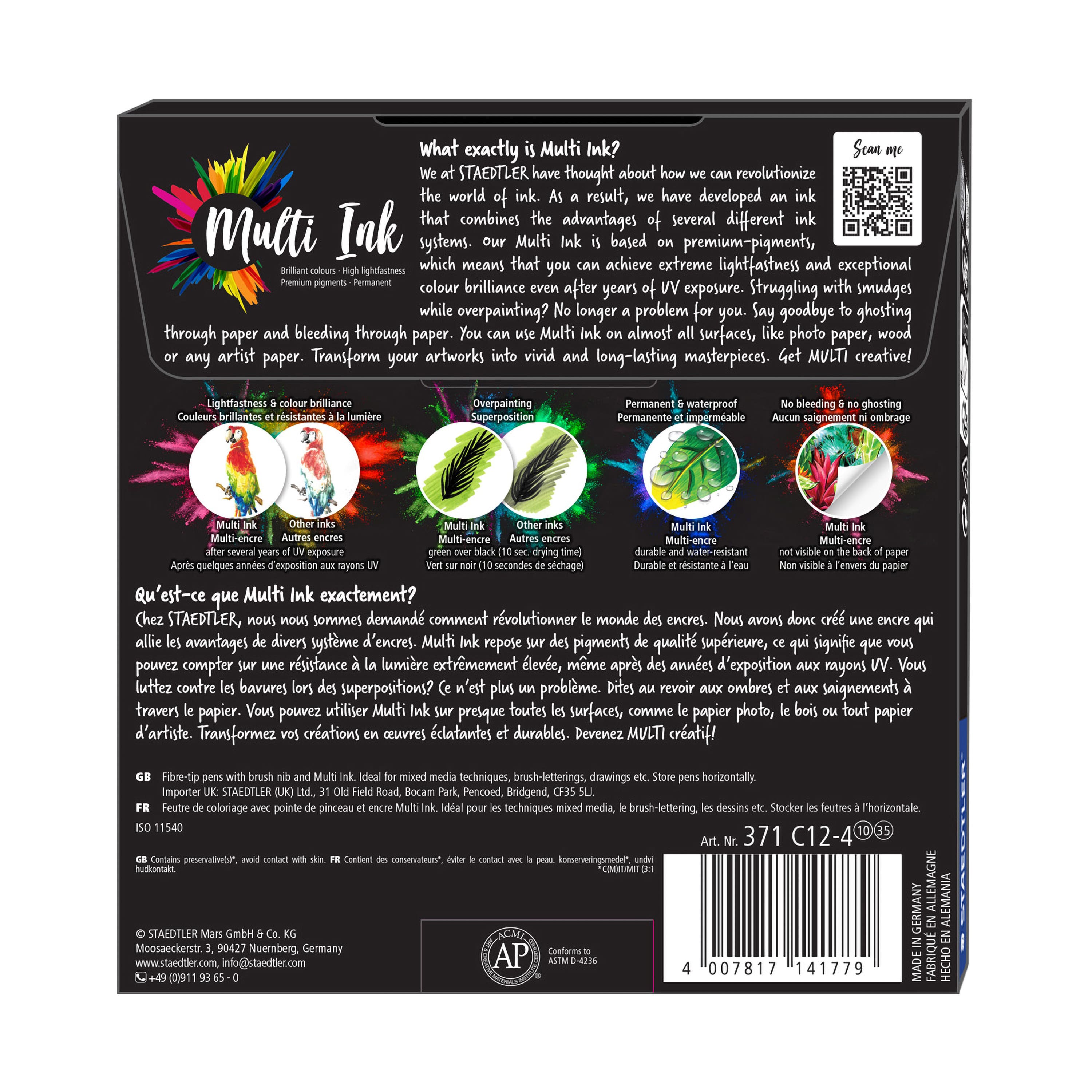 STAEDTLER® Pigments Arts Portrait Brush Pen Set