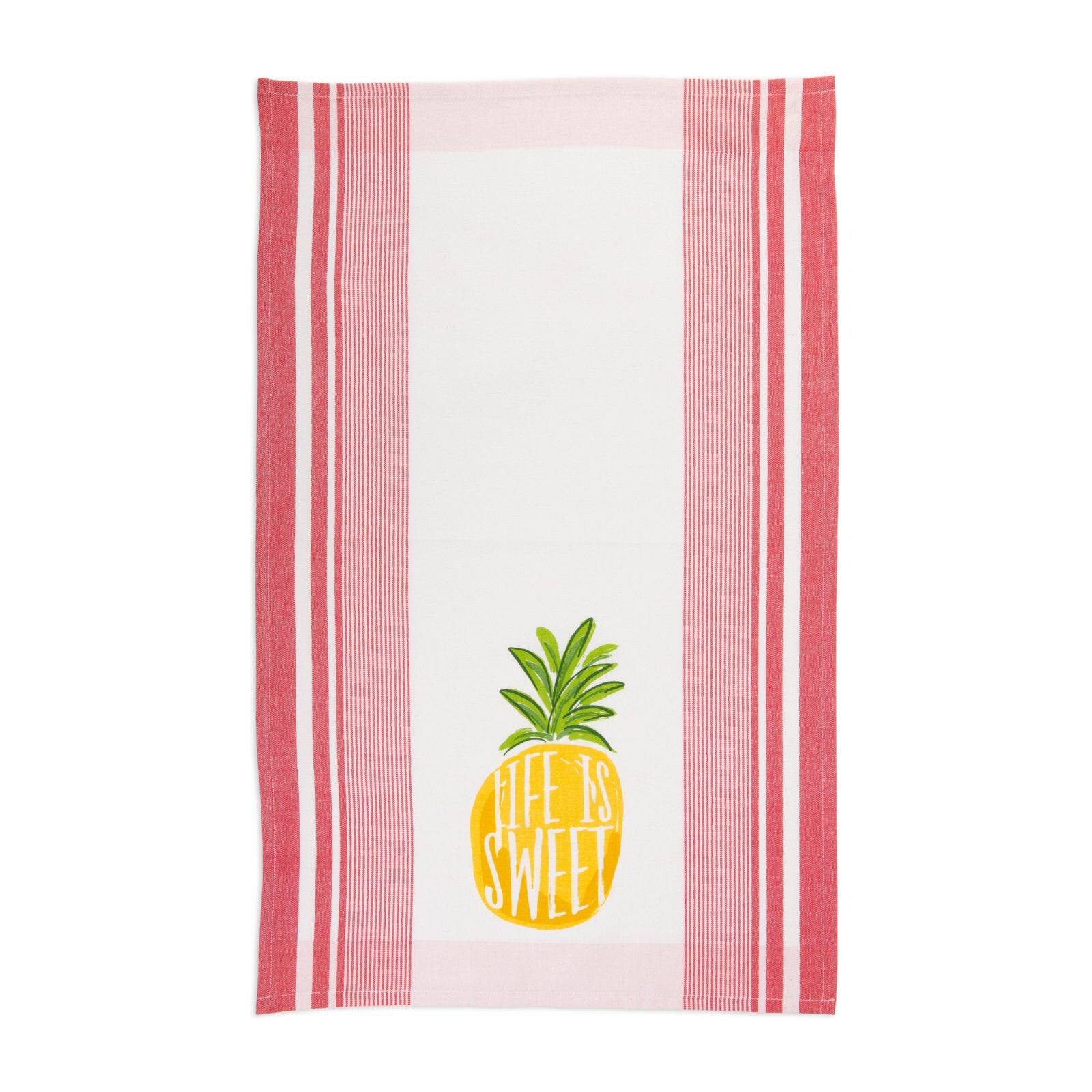 DII&#xAE; Hello Summer Print Dishtowel, 3ct.