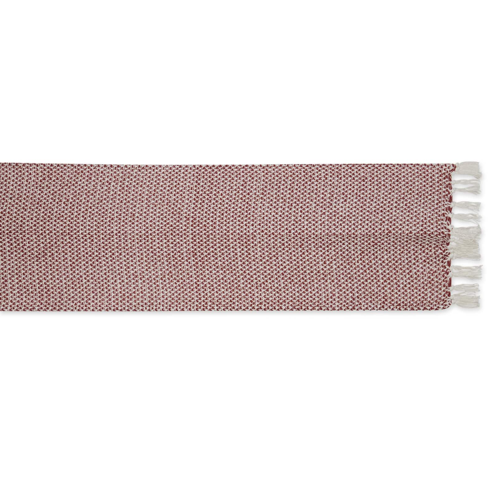 DII&#xAE; 108&#x22; Woven Fringed Table Runner