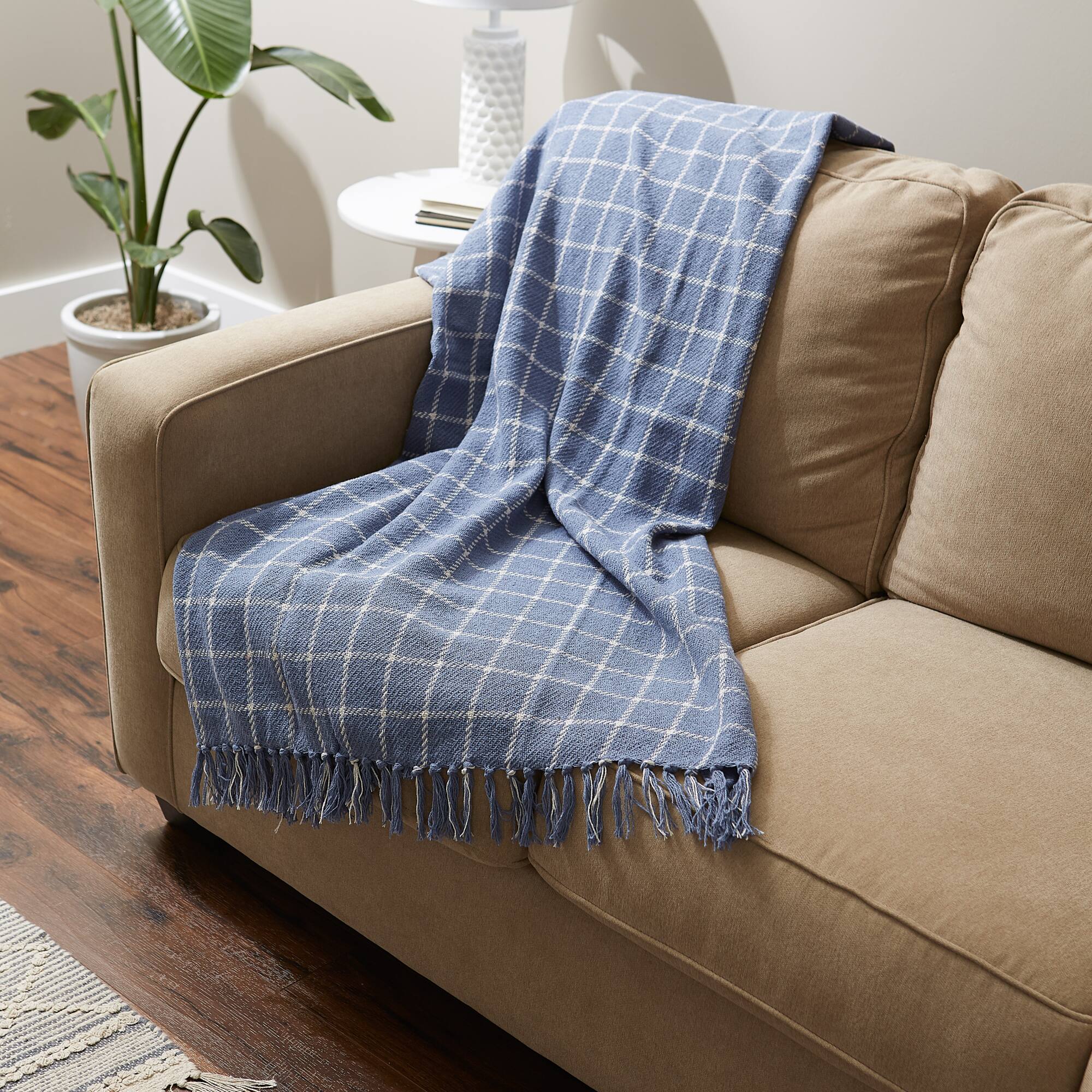DII&#xAE; Checked Plaid Throw