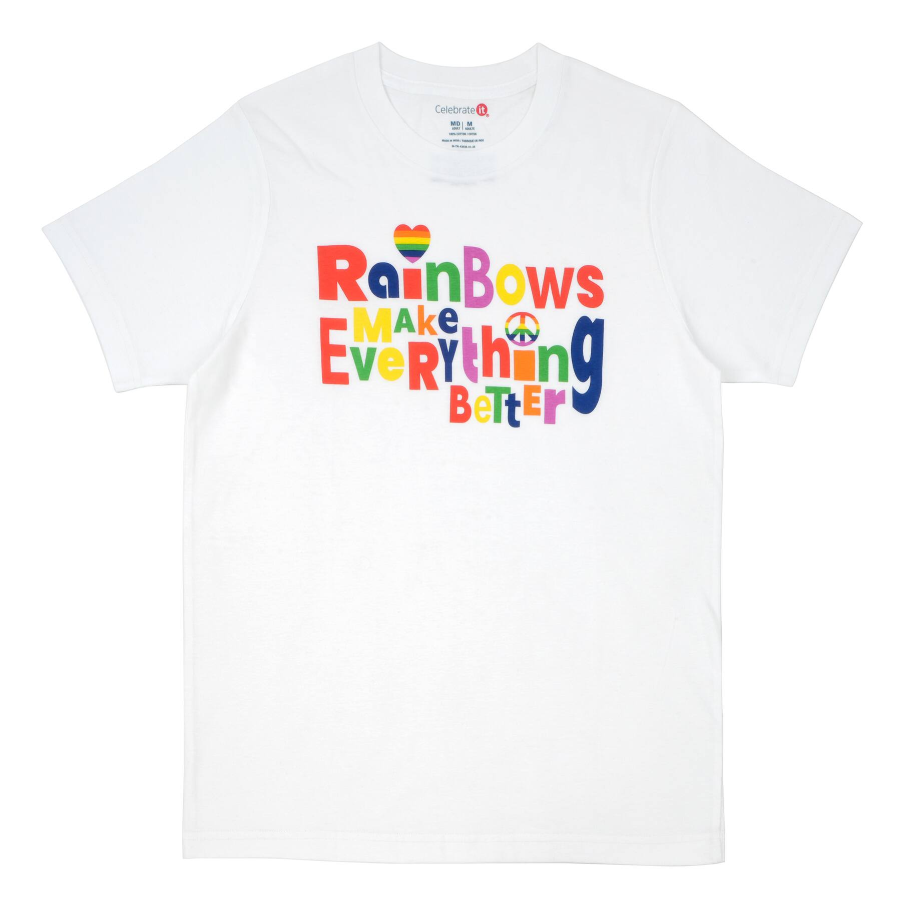 Rainbows Make Everything Better Adult Pride T-Shirt by Celebrate It™