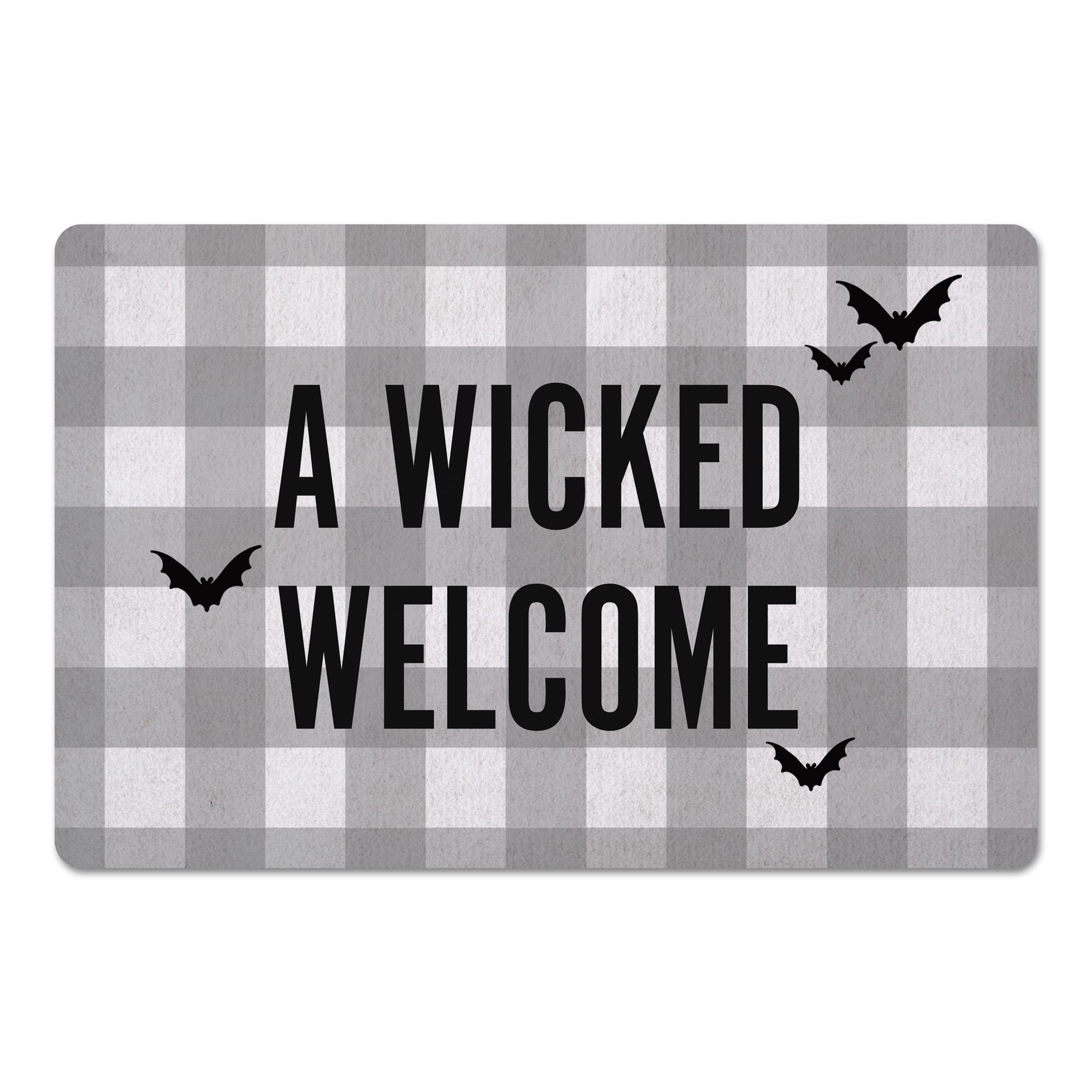 Wicked Home Gray Floor Mat