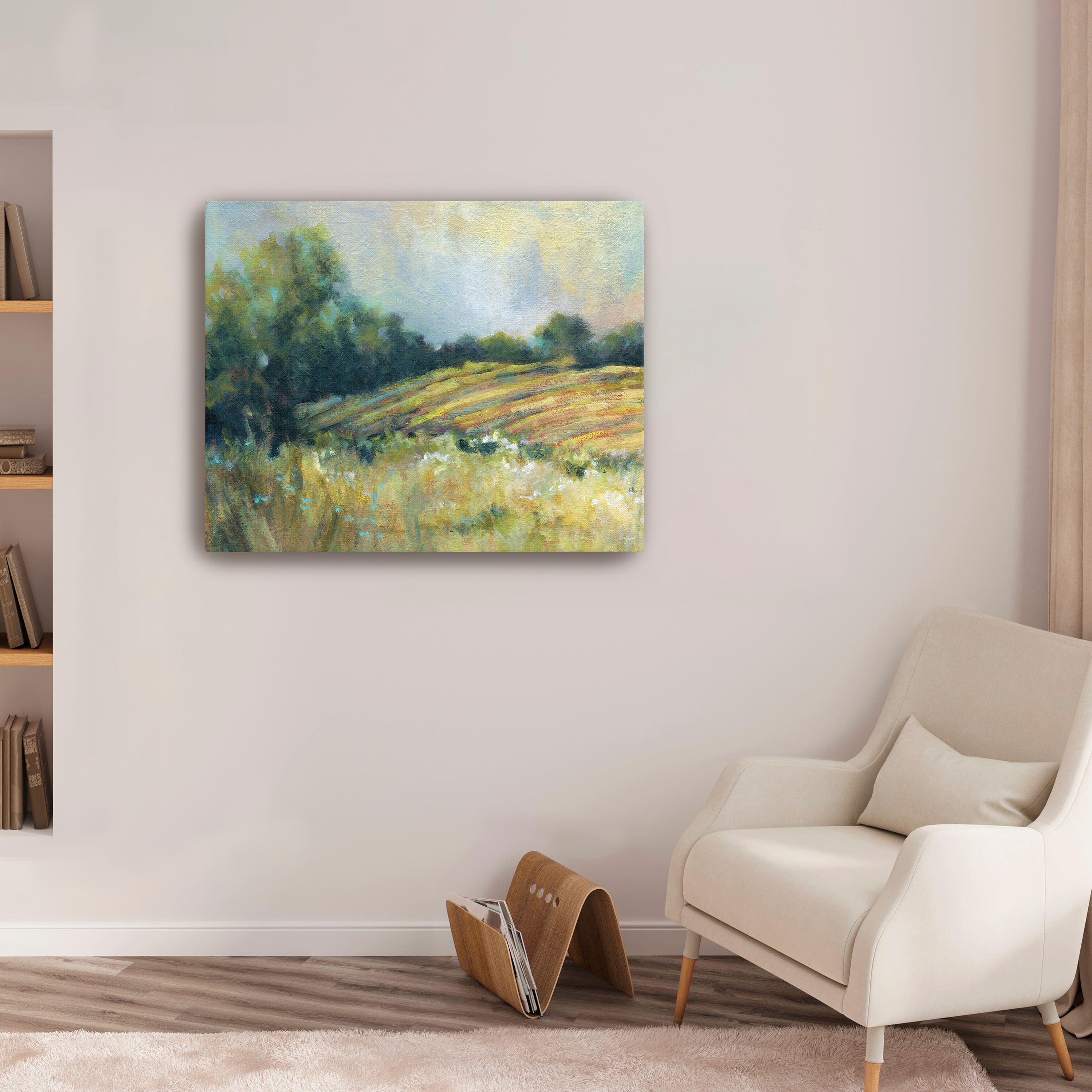 Pastoral Field Canvas Giclee