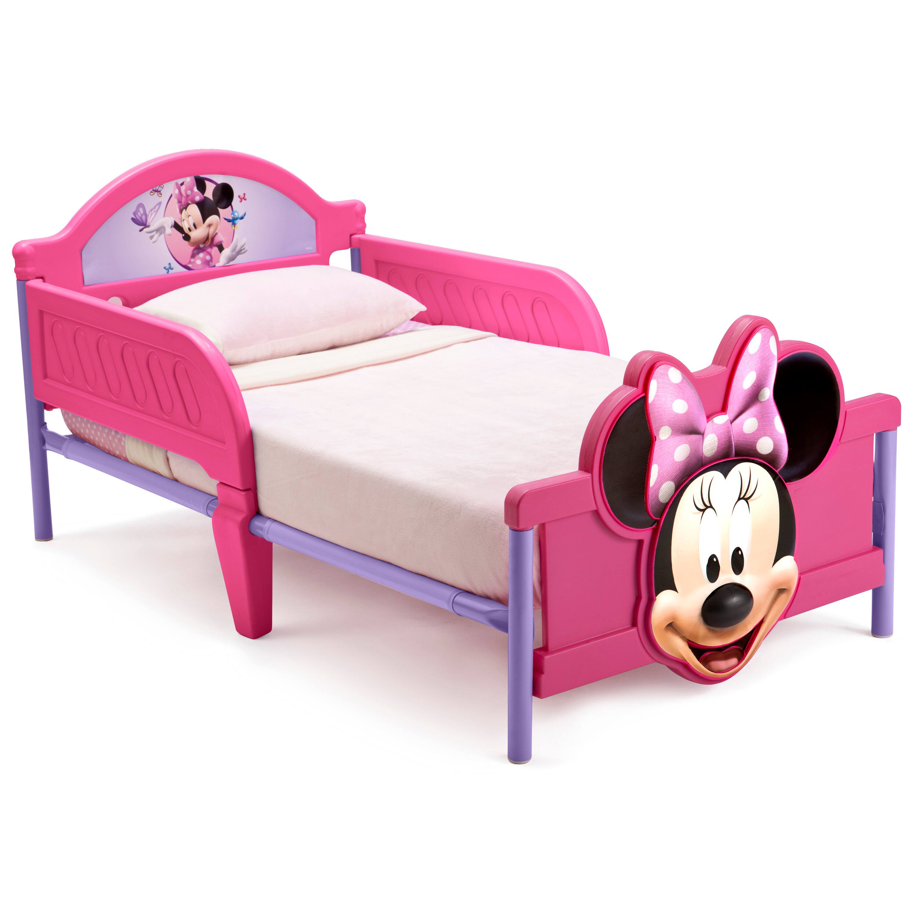 Disney&#xAE; Minnie Mouse Plastic 3D Toddler Bed