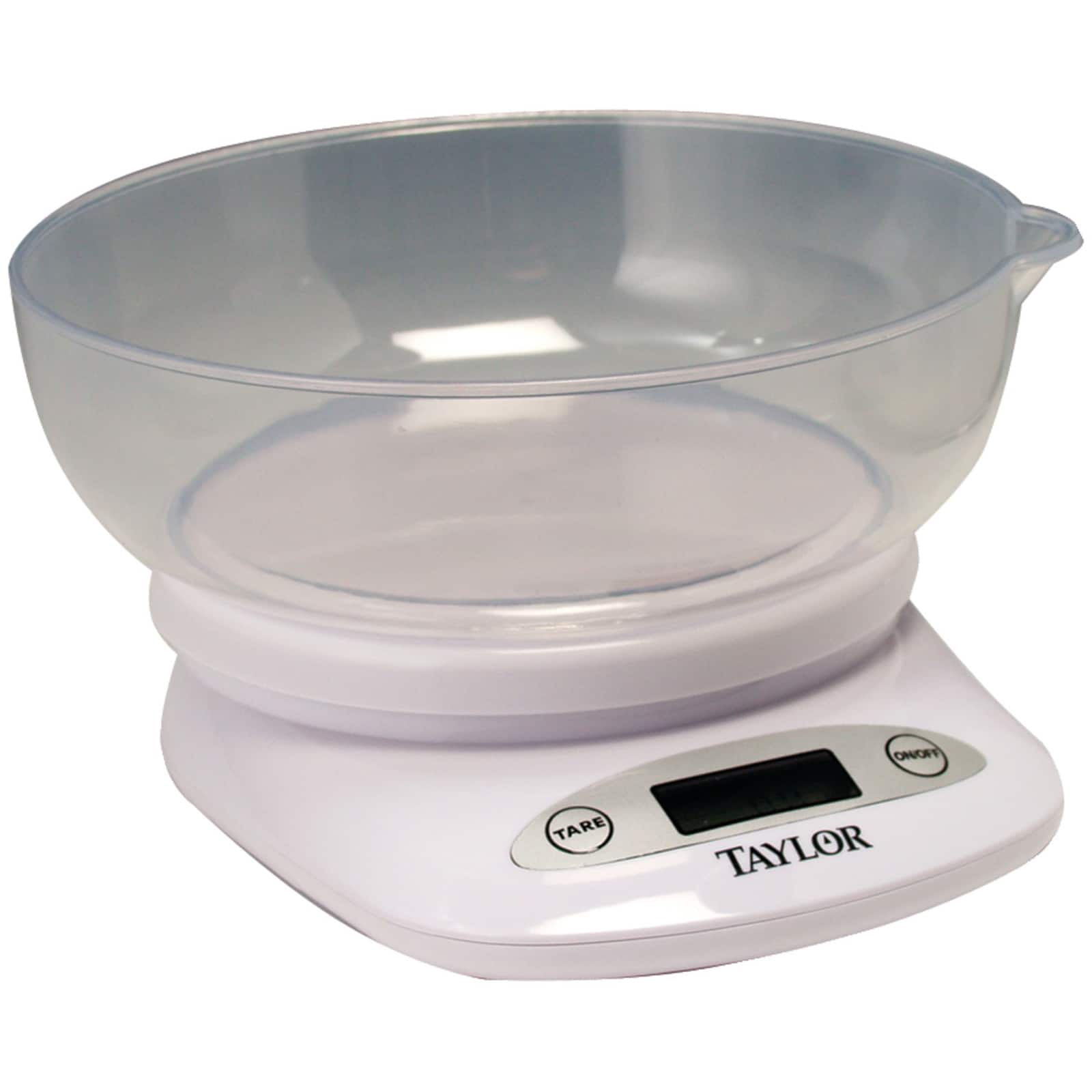 Taylor® 4.4lb. Capacity Digital Kitchen Scale with Bowl