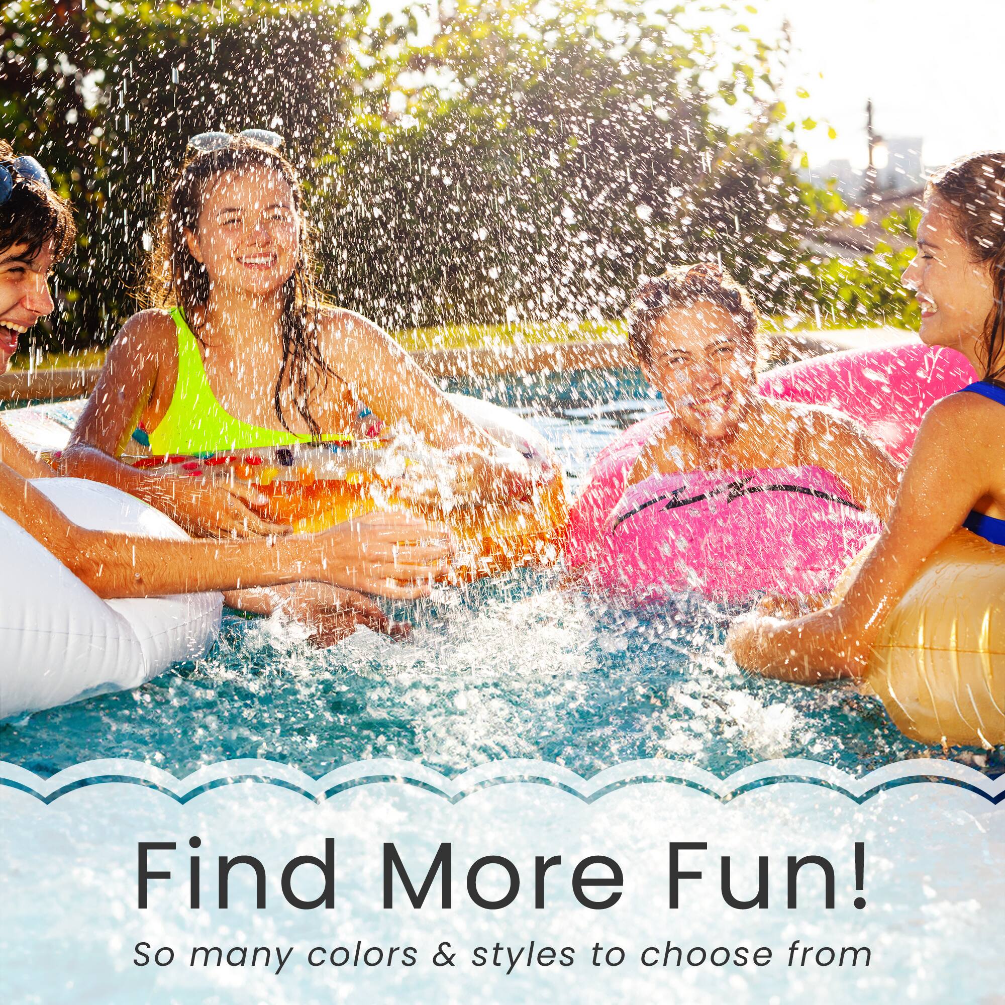 Swim Central 45" Clear & Blue Inflatable Pool Dive Board