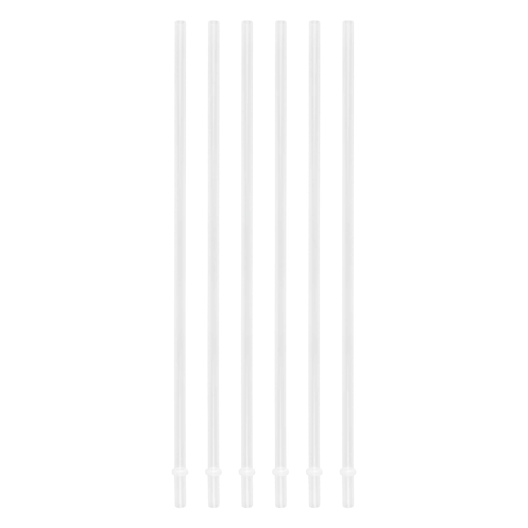 Pailles transparentes de 31 cm, 6 unités d’Ashland