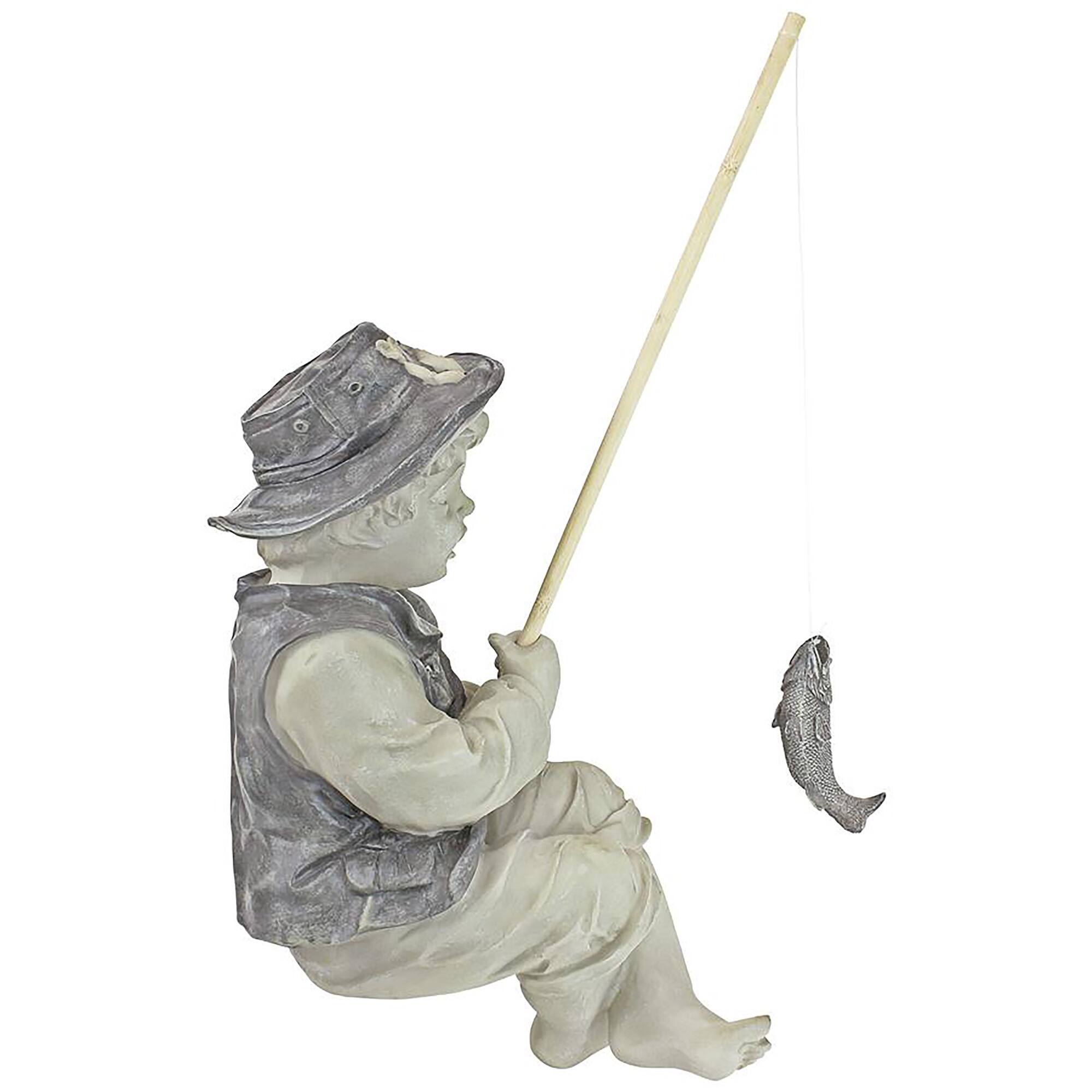 Design Toscano 15" Frederic, the Little Fisherman of Avignon Statue