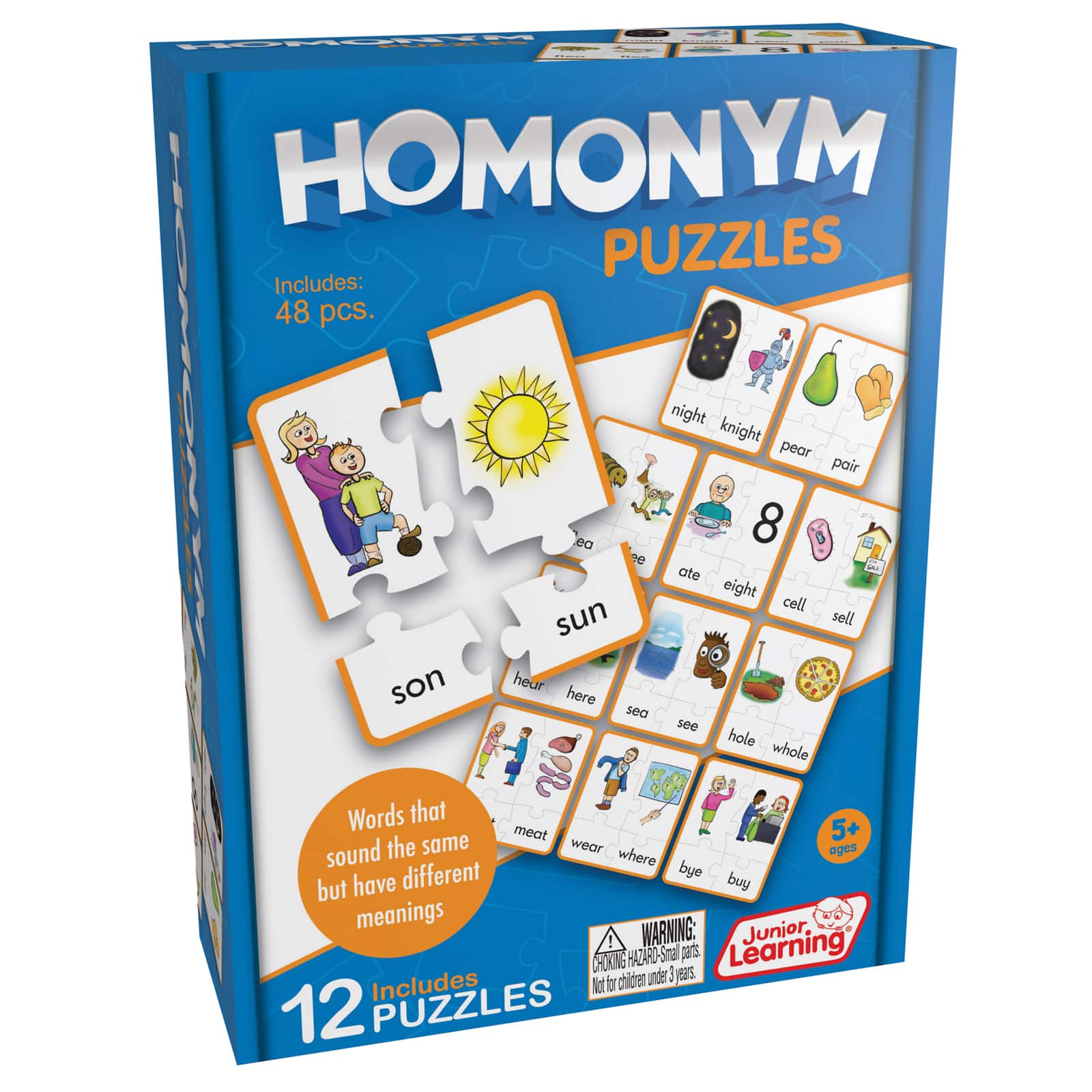 Junior Learning&#xAE; Homonym Puzzles