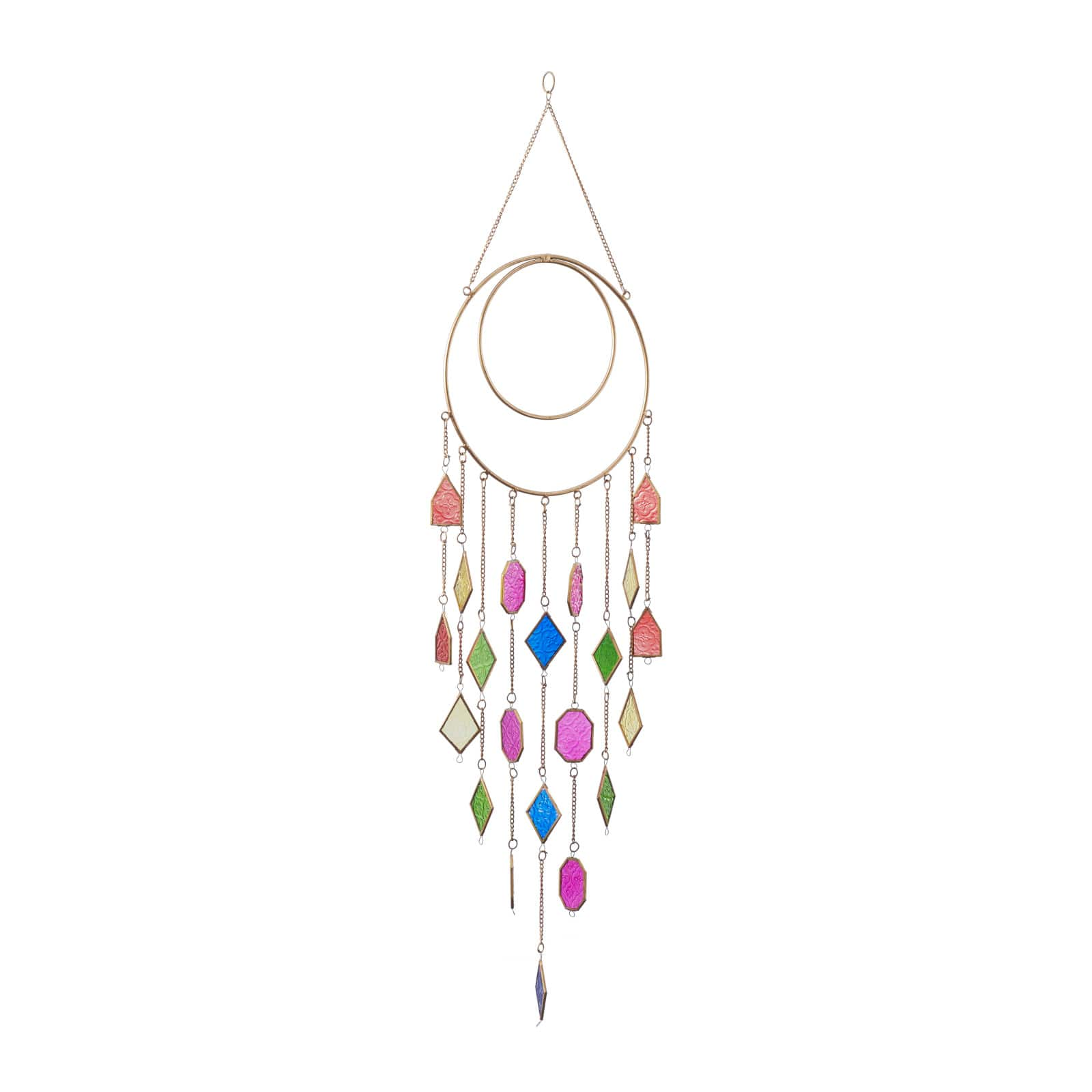 Multi Metal Contemporary Windchime, 49&#x22; x 12&#x22;