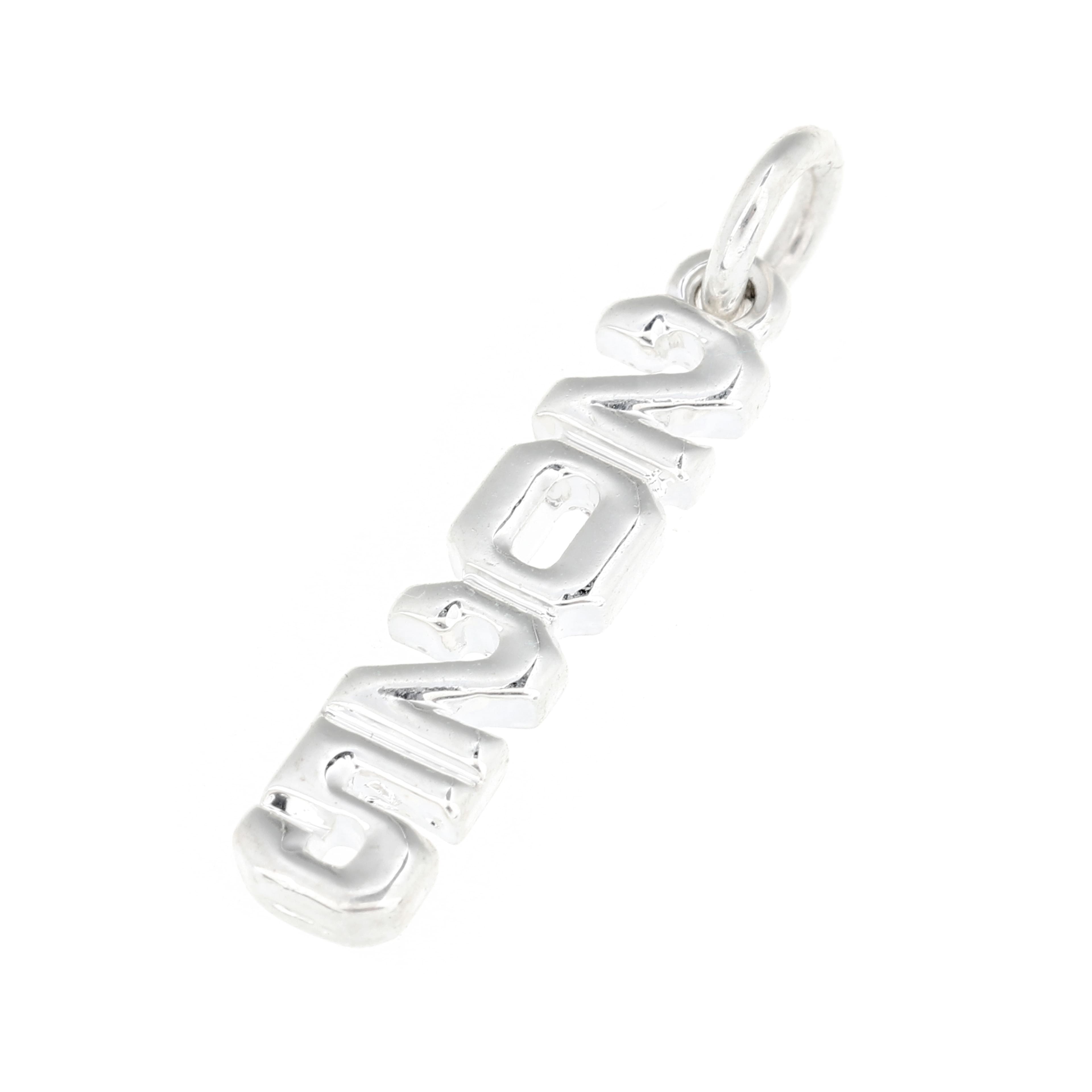 Silver Plated Year Charm by Bead Landing™
