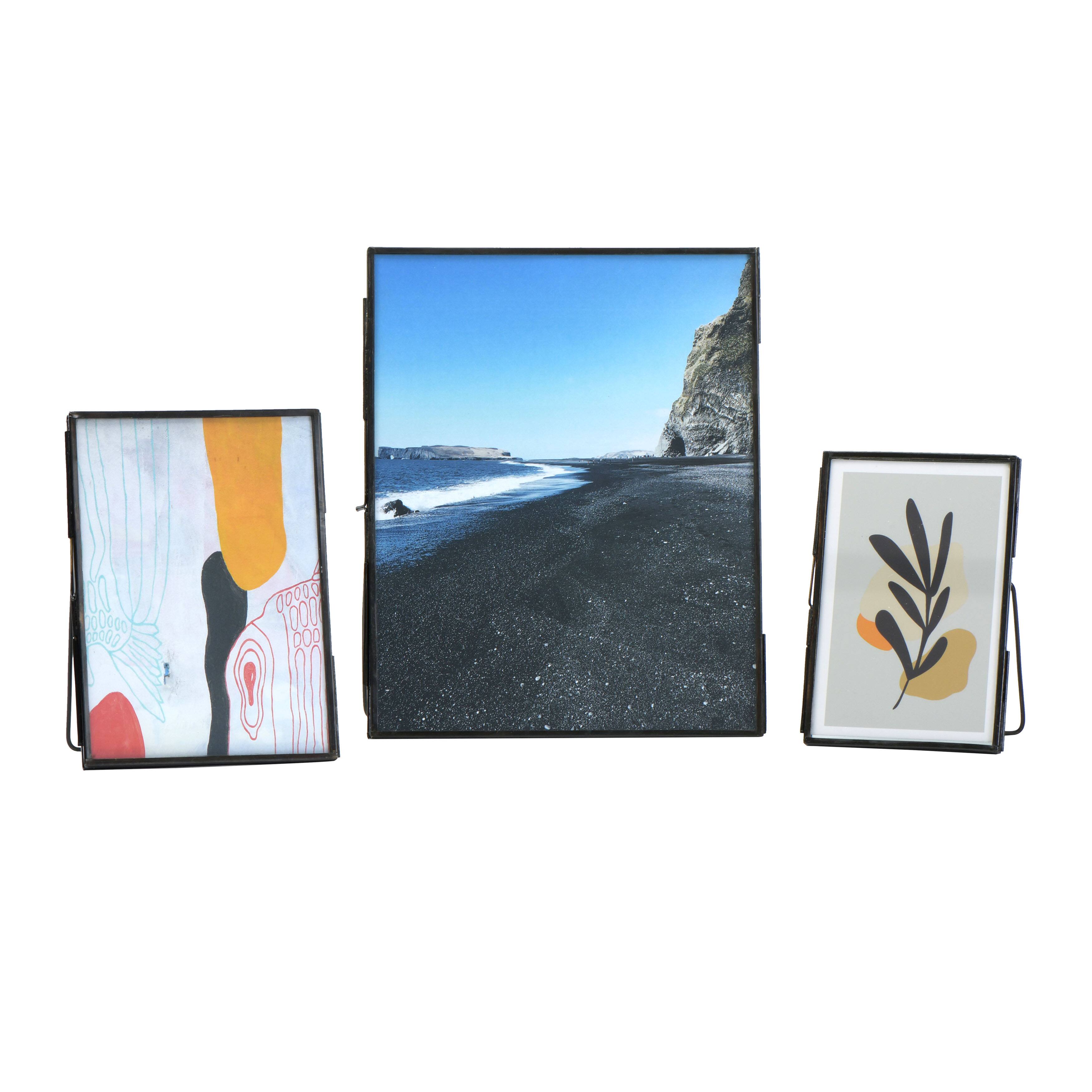 Hello Honey&#xAE; 3 Pack Black Metal Framed Photo Frame