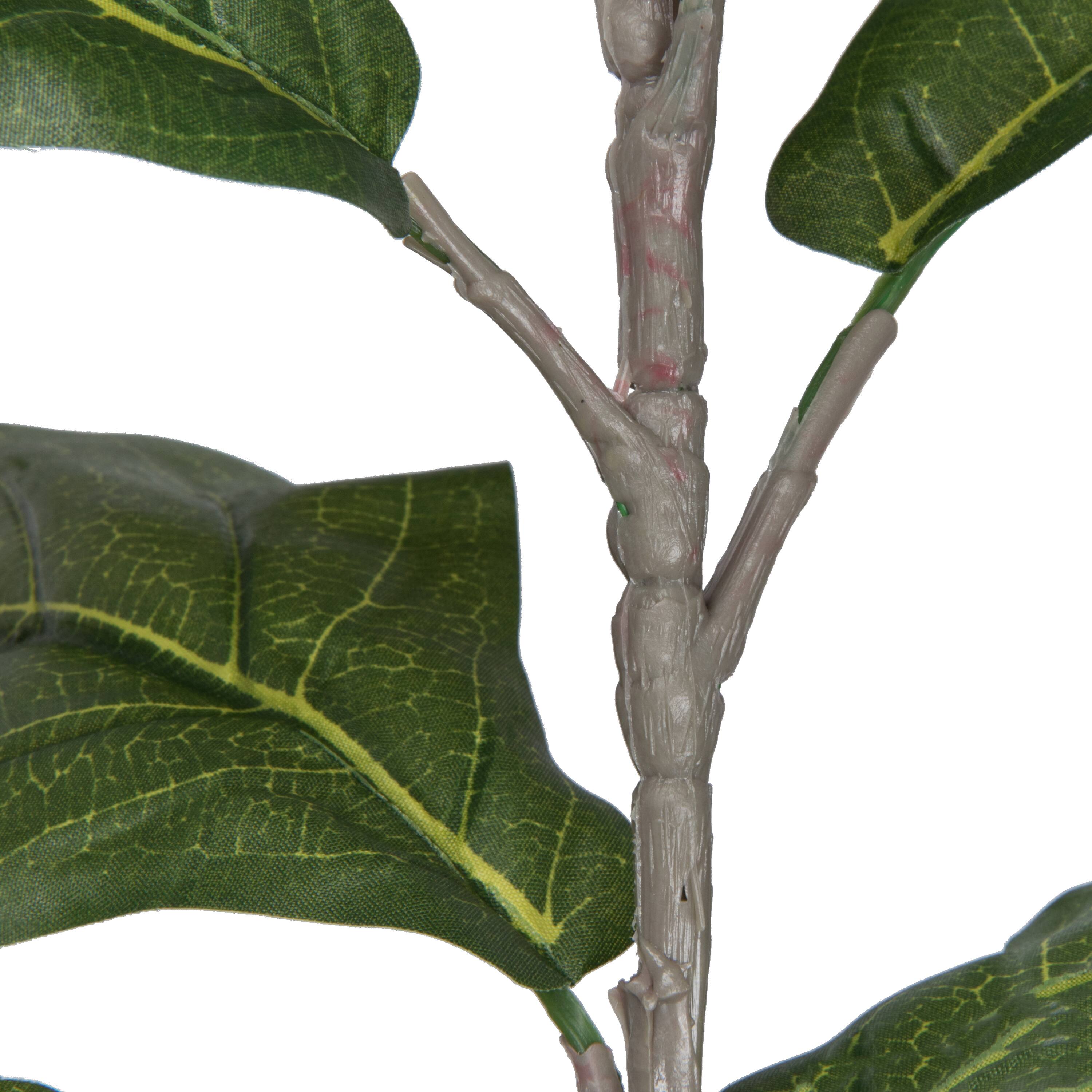 6ft. Potted Artificial Green Fiddle Tree