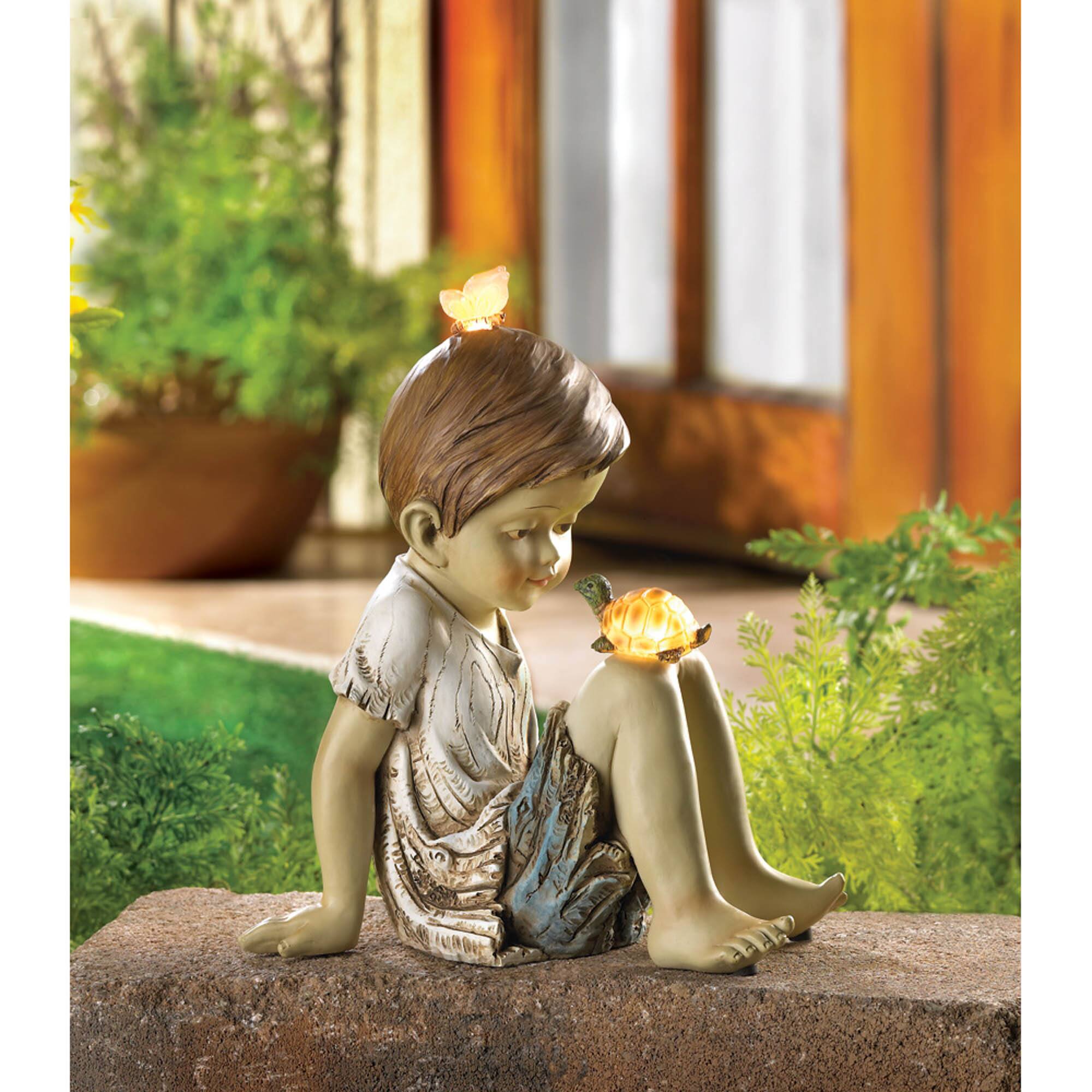 10.5&#x22; Making Friends Solar Sculpture