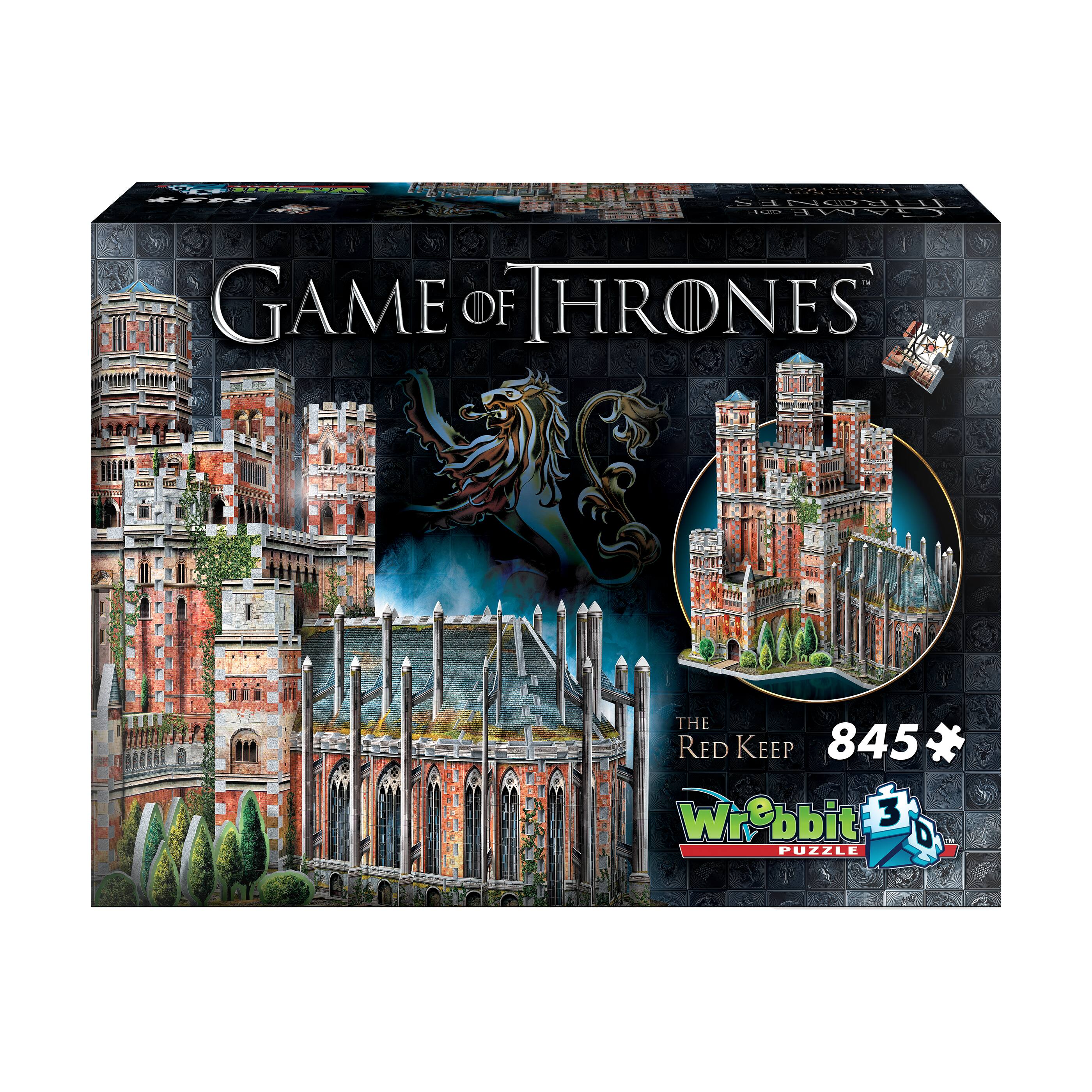 Game of Thrones - 2 3D Puzzles: The Red Keep and Winterfell: 1755 Pcs