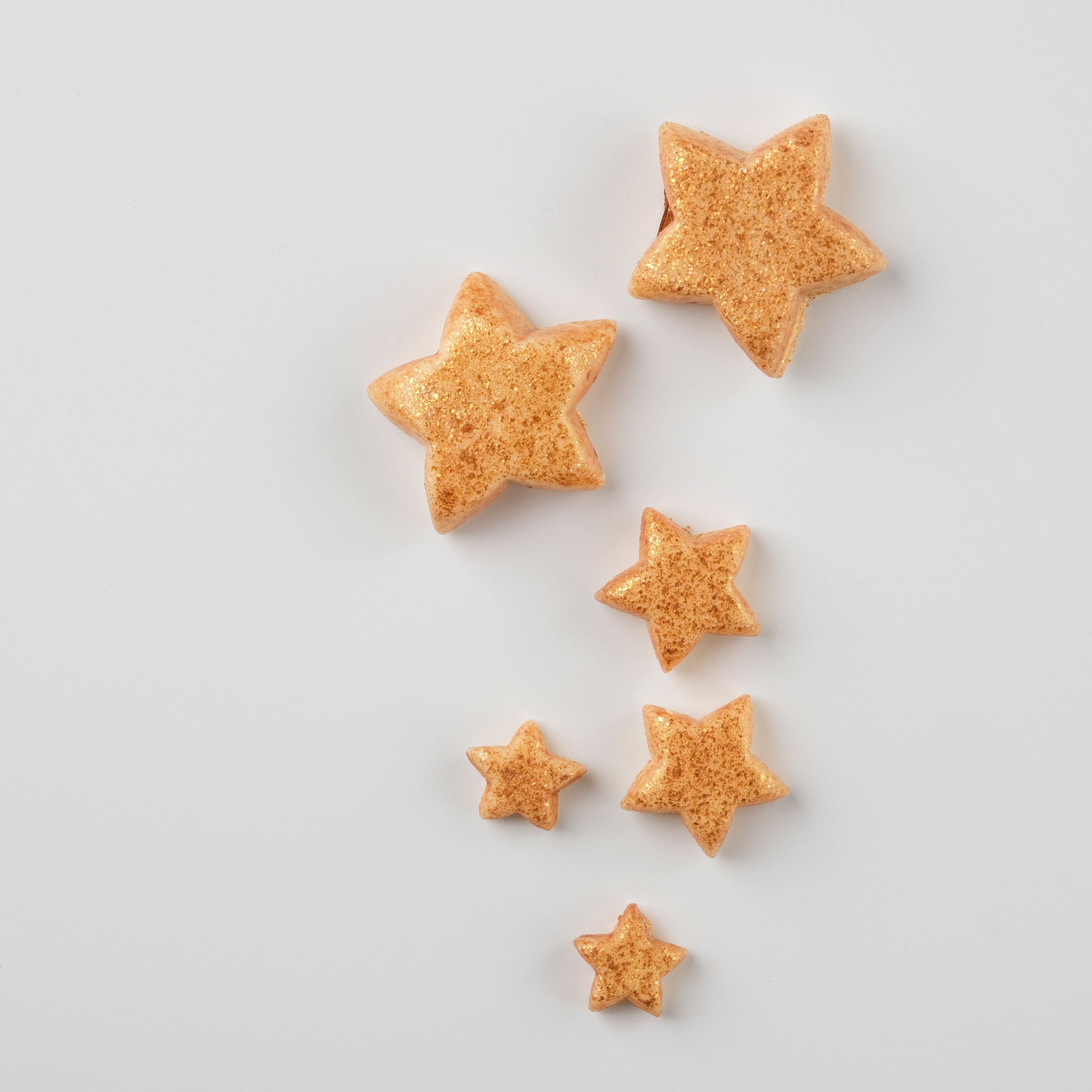 PME Cake Sweet Street&#x2122; Gold Stars Icing Decorations