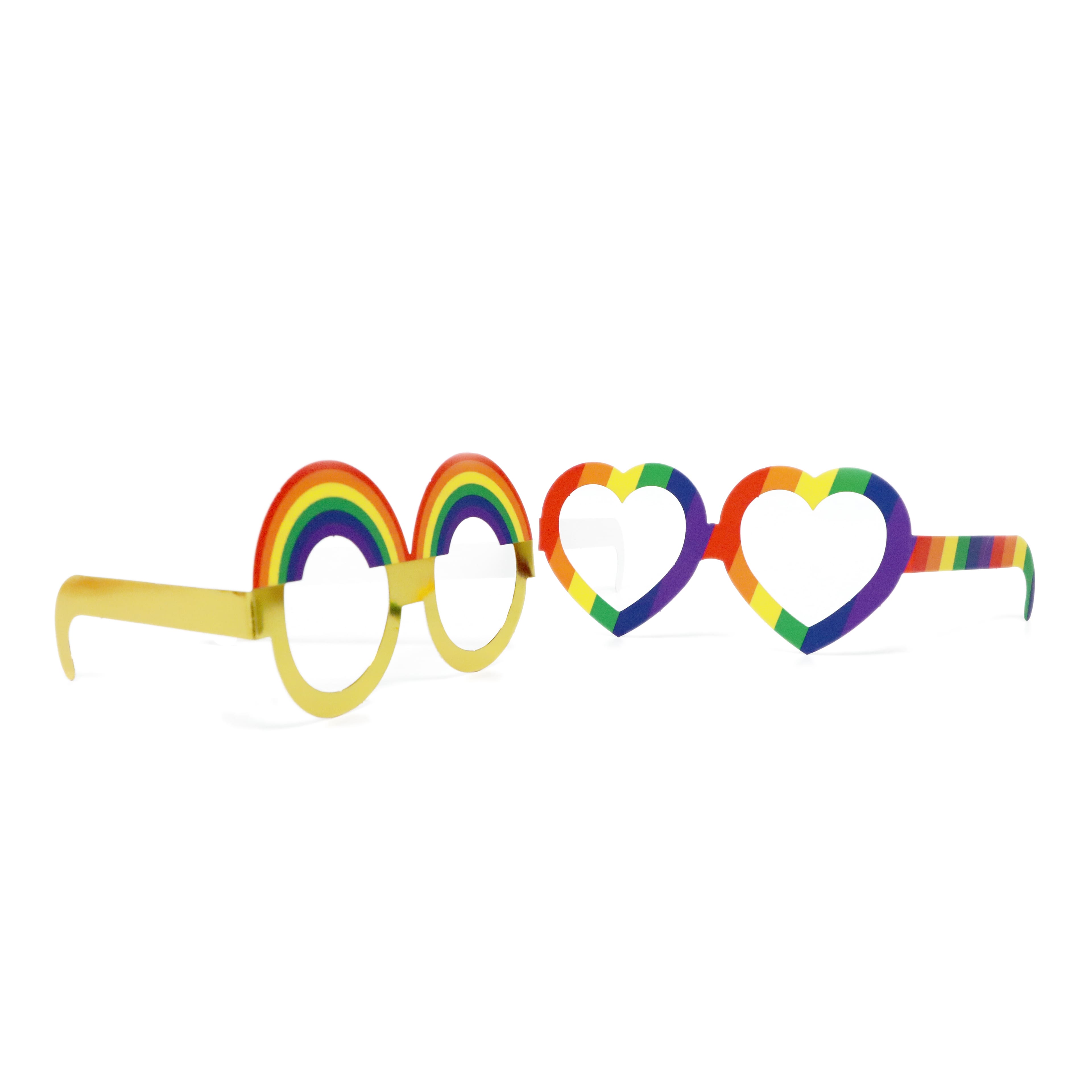 Pride Paper Glasses, 12ct. by Celebrate It&#x2122;