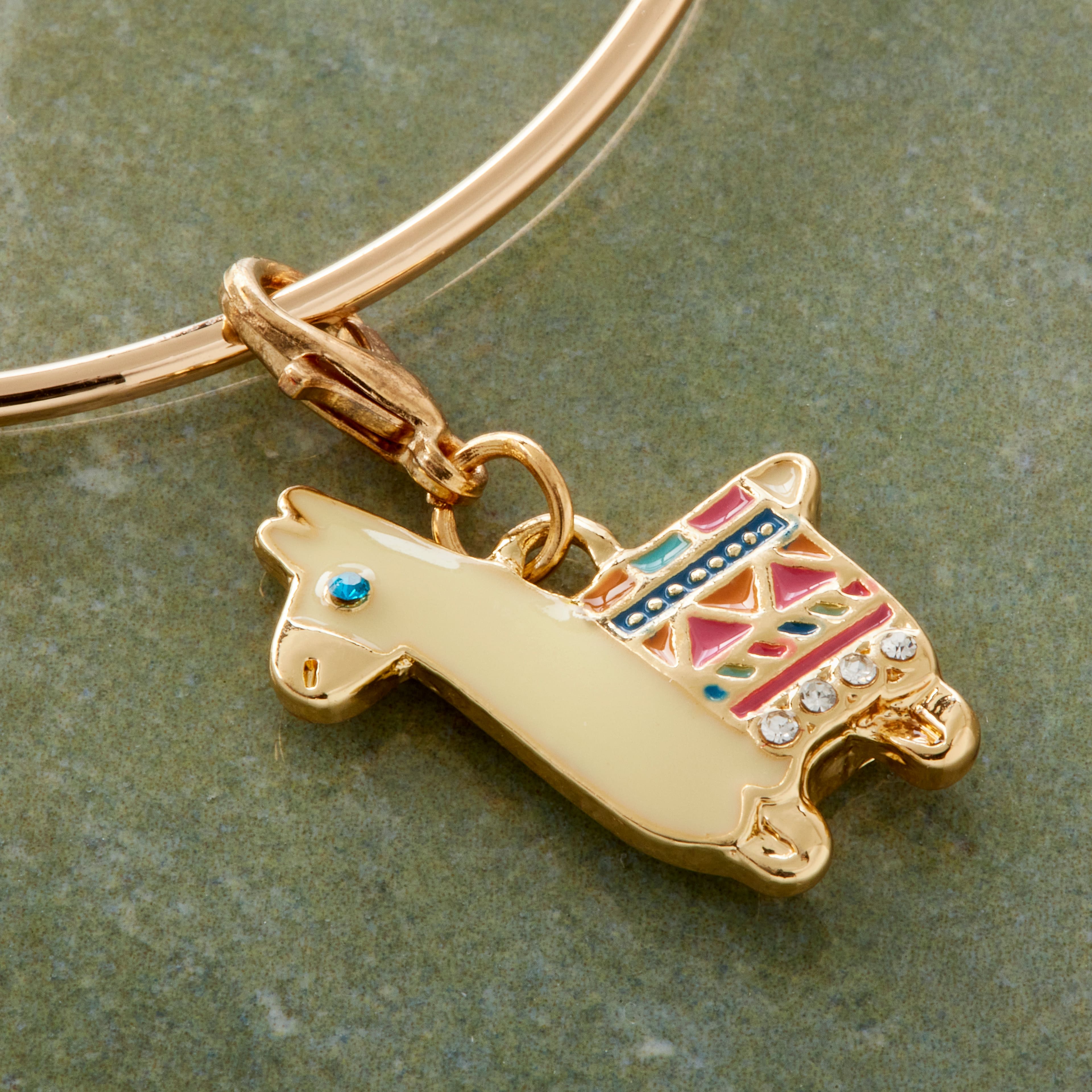 12 Pack: Multicolor Llama Charm by Bead Landing&#x2122;