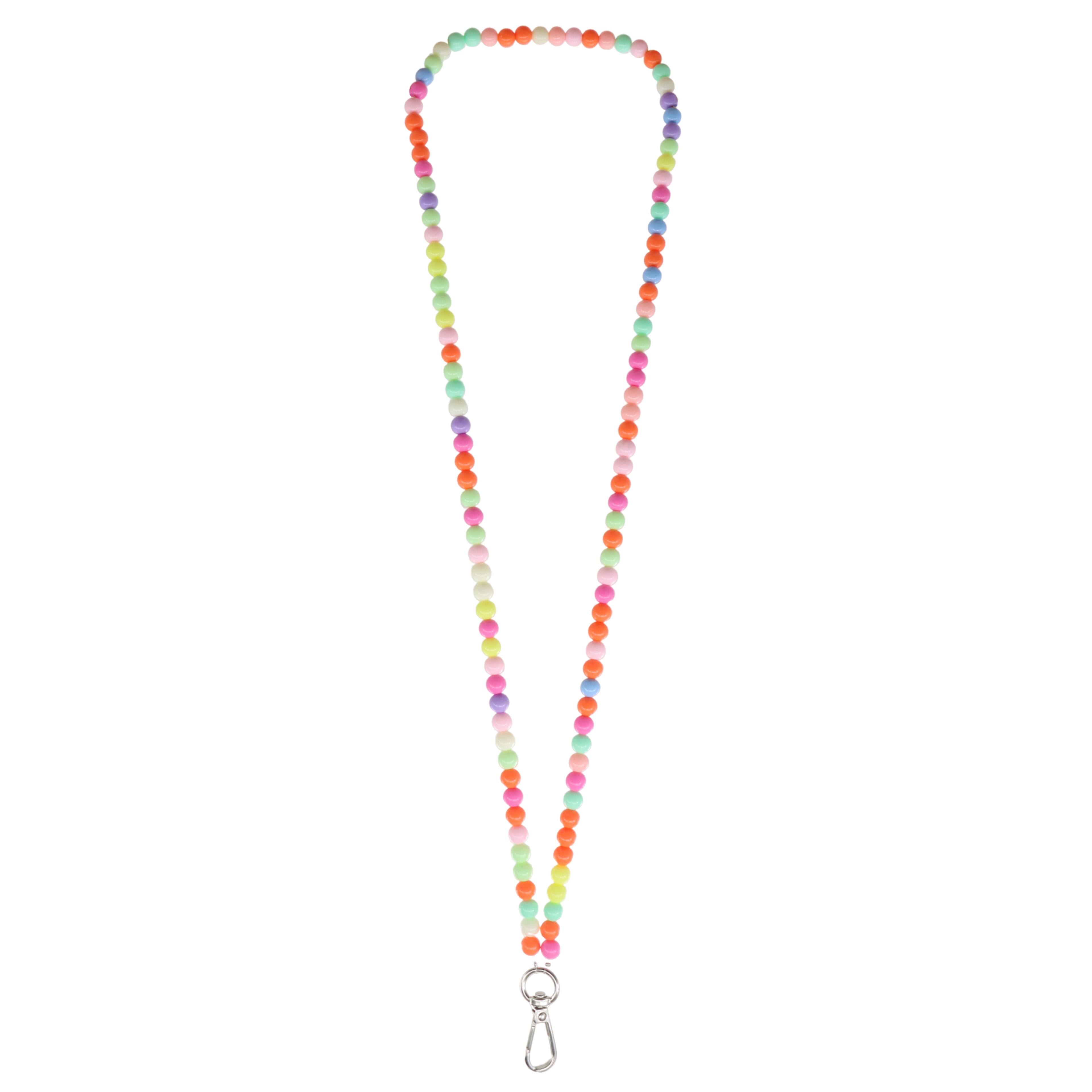 33" Round Acrylic Bead Lanyard by Fab Finds