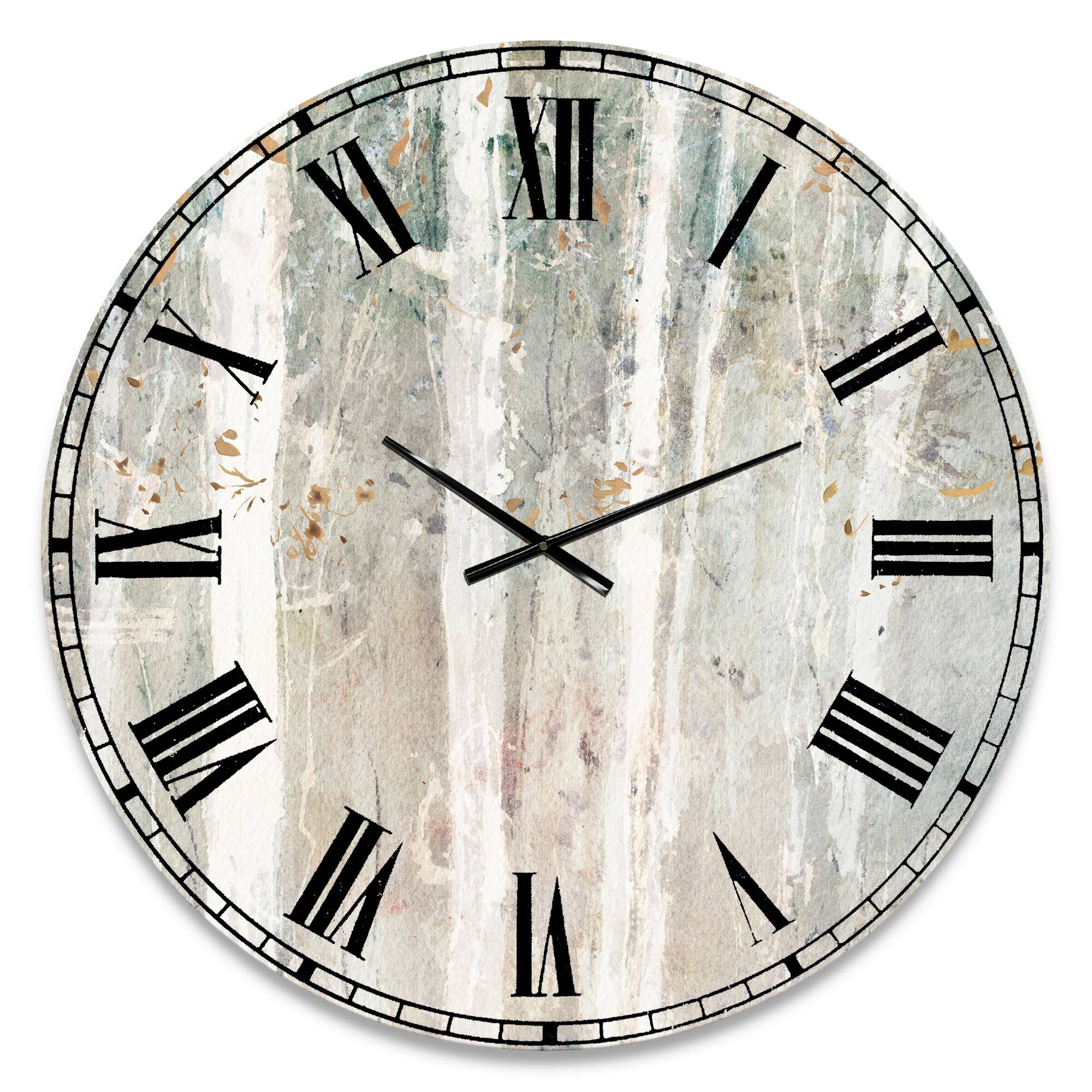 Designart A Woodland Walk Into The Forest V Traditional Wall Clock