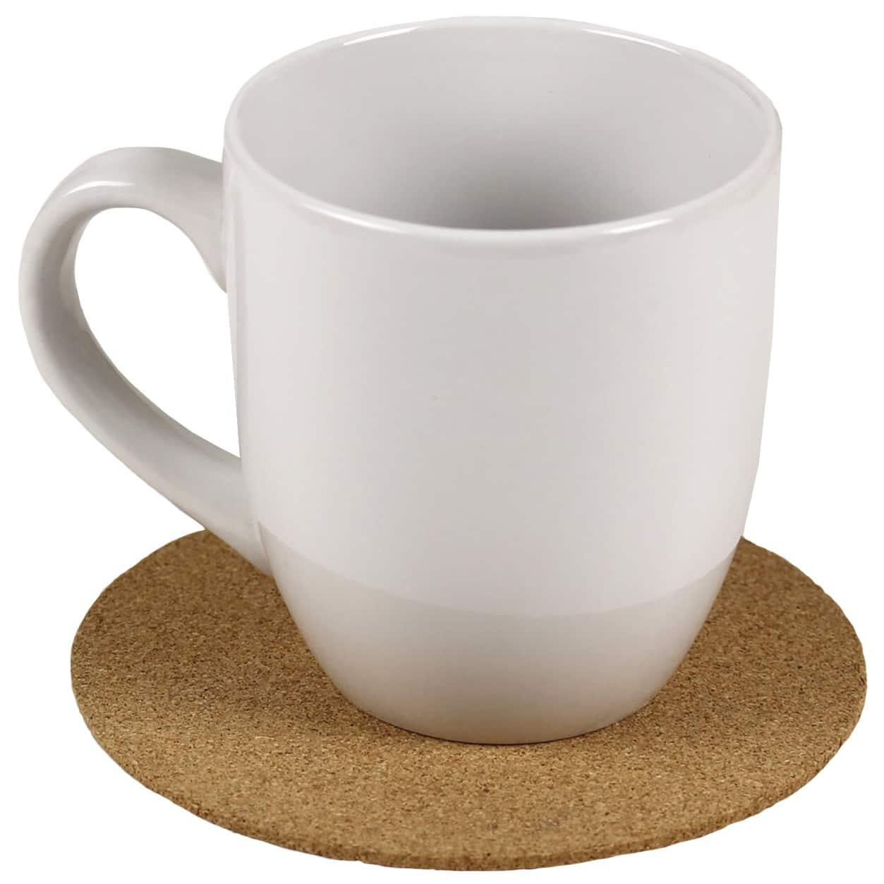 Fairfax Initial Cork Coasters - Set of 6, EG9211