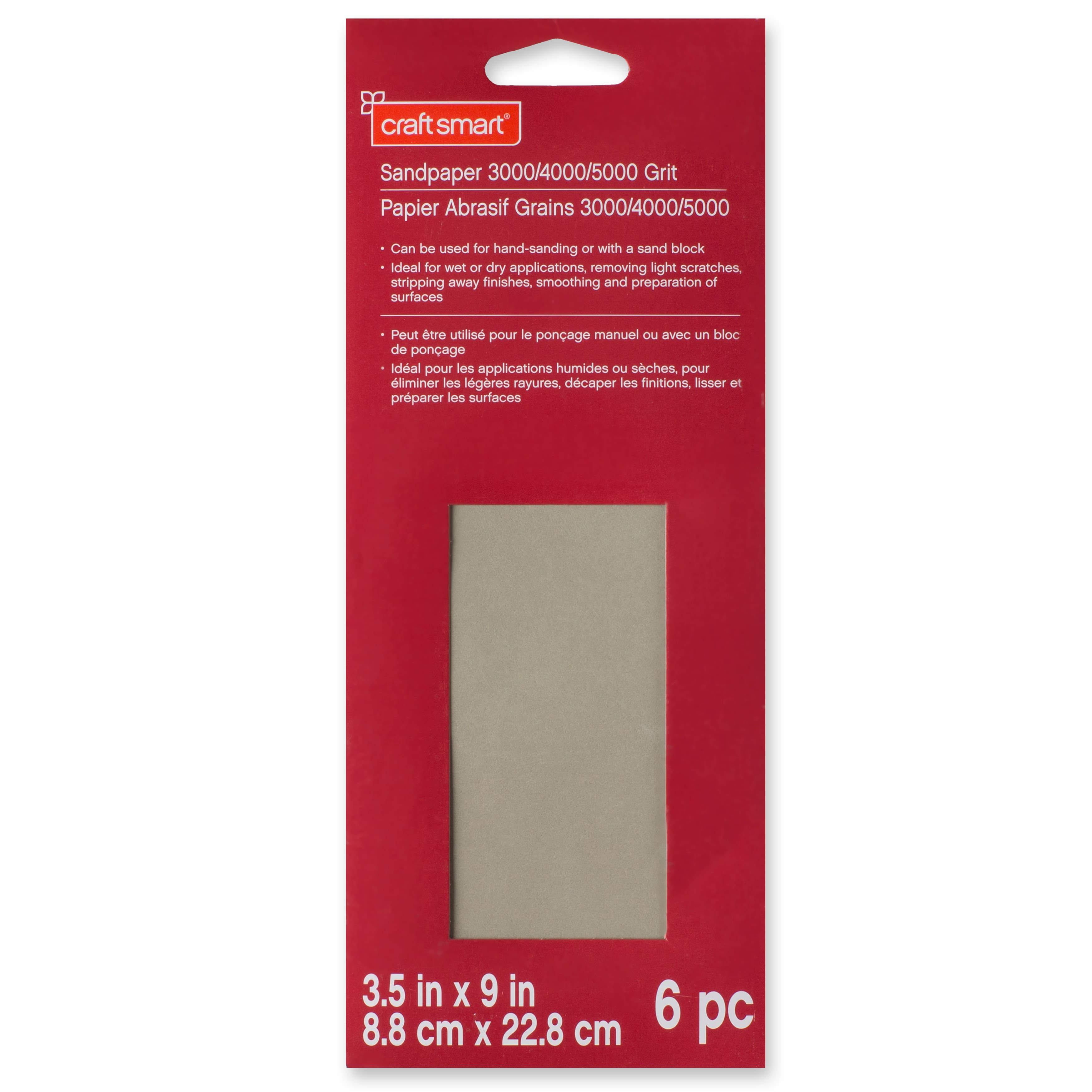 12 Packs: 6 ct. (72 total) Sandpaper by Craft Smart®, Assorted Grit