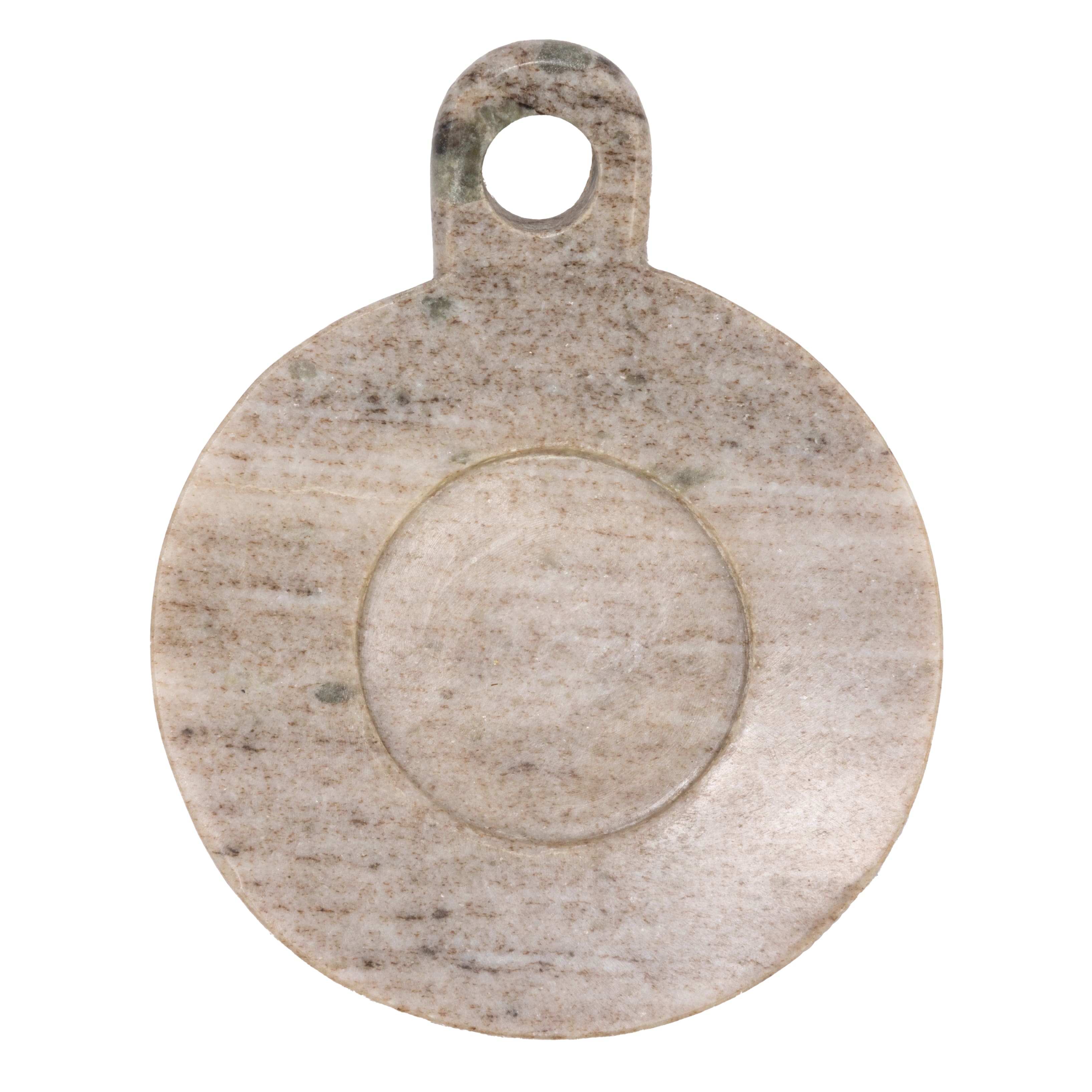 Hello Honey® Hand-Carved Marble Dish with Handle