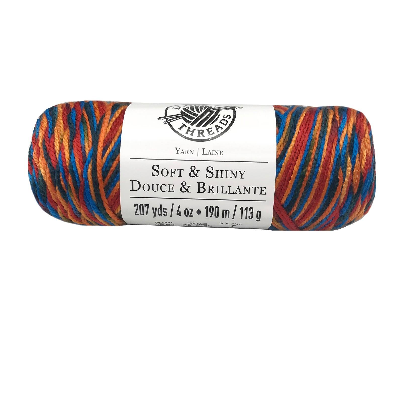 15 Pack: Soft &#x26; Shiny&#x2122; Ombre Yarn by Loops &#x26; Threads&#xAE;
