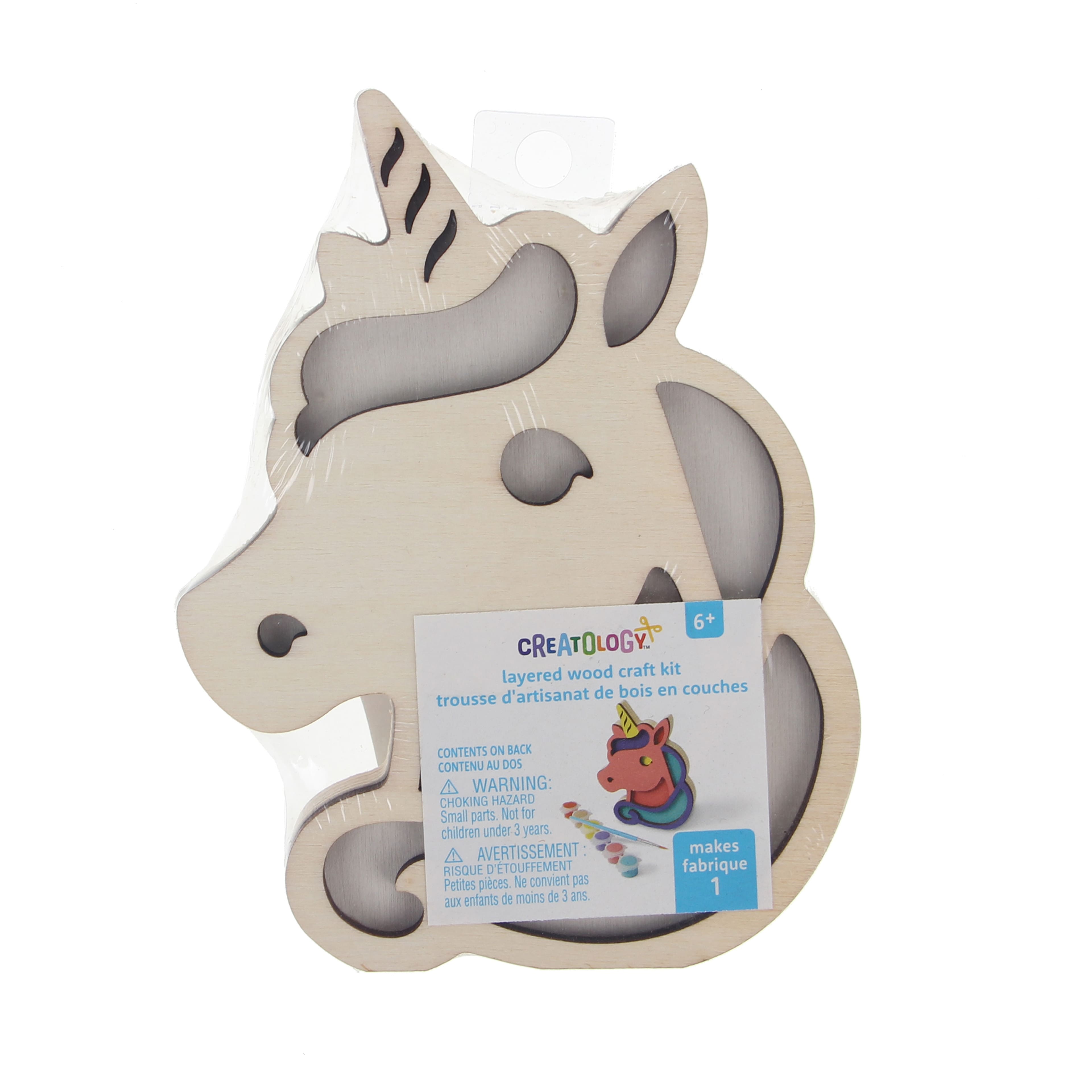 Unicorn Layered Wood Craft Kit by Creatology™