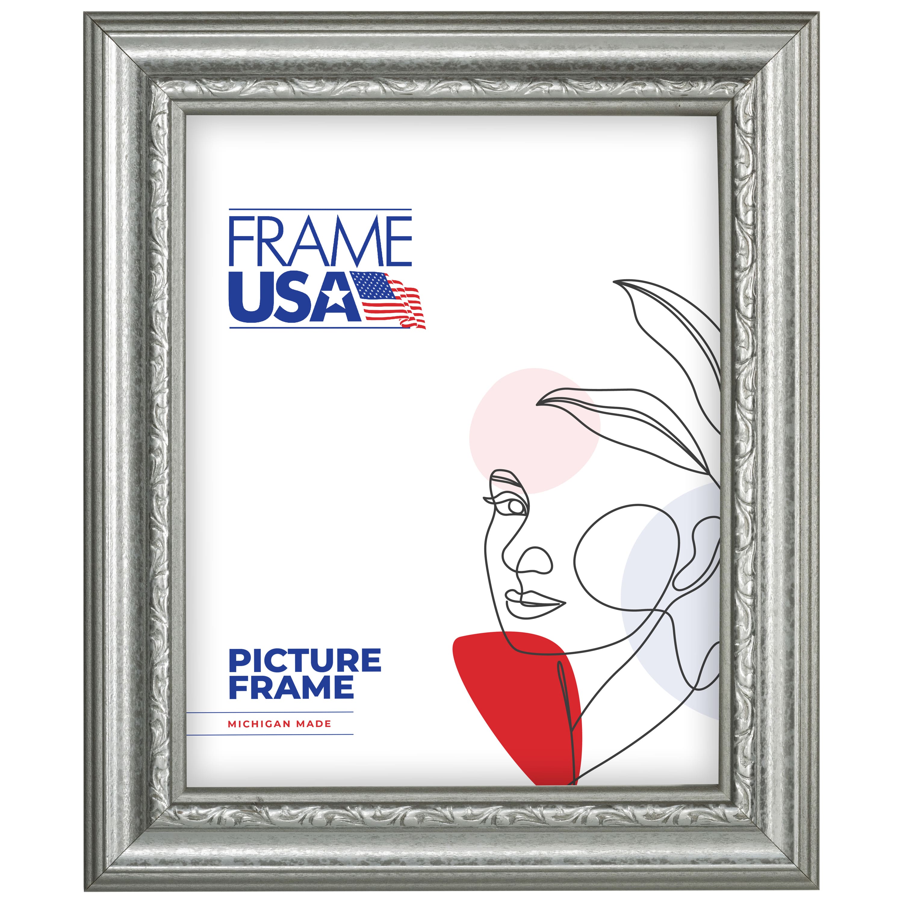 Frame USA American Value Silver Single Image Picture Frame