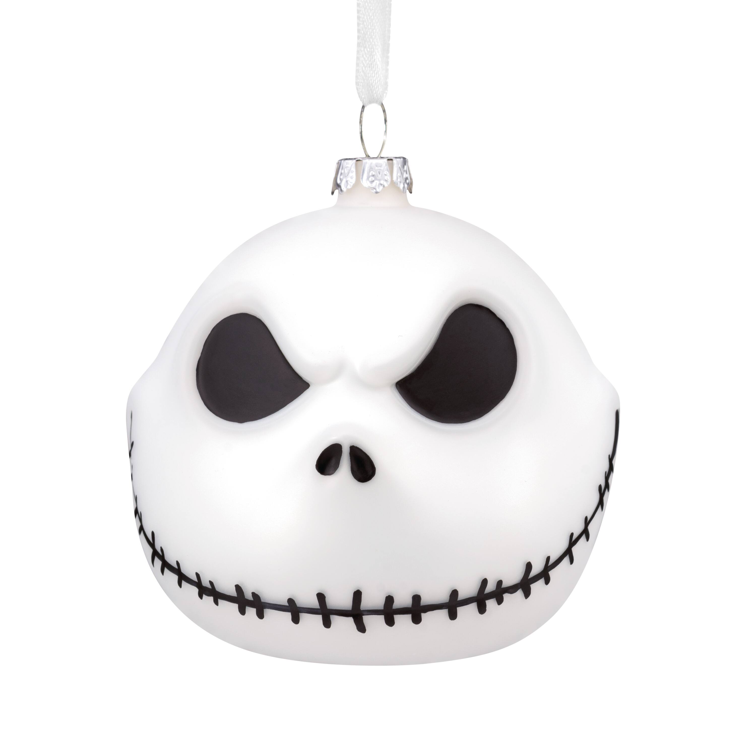 Hallmark Disney&#xAE; The Nightmare Before Christmas 3.5&#x22; Jack Skellington Blown Glass Ornament
