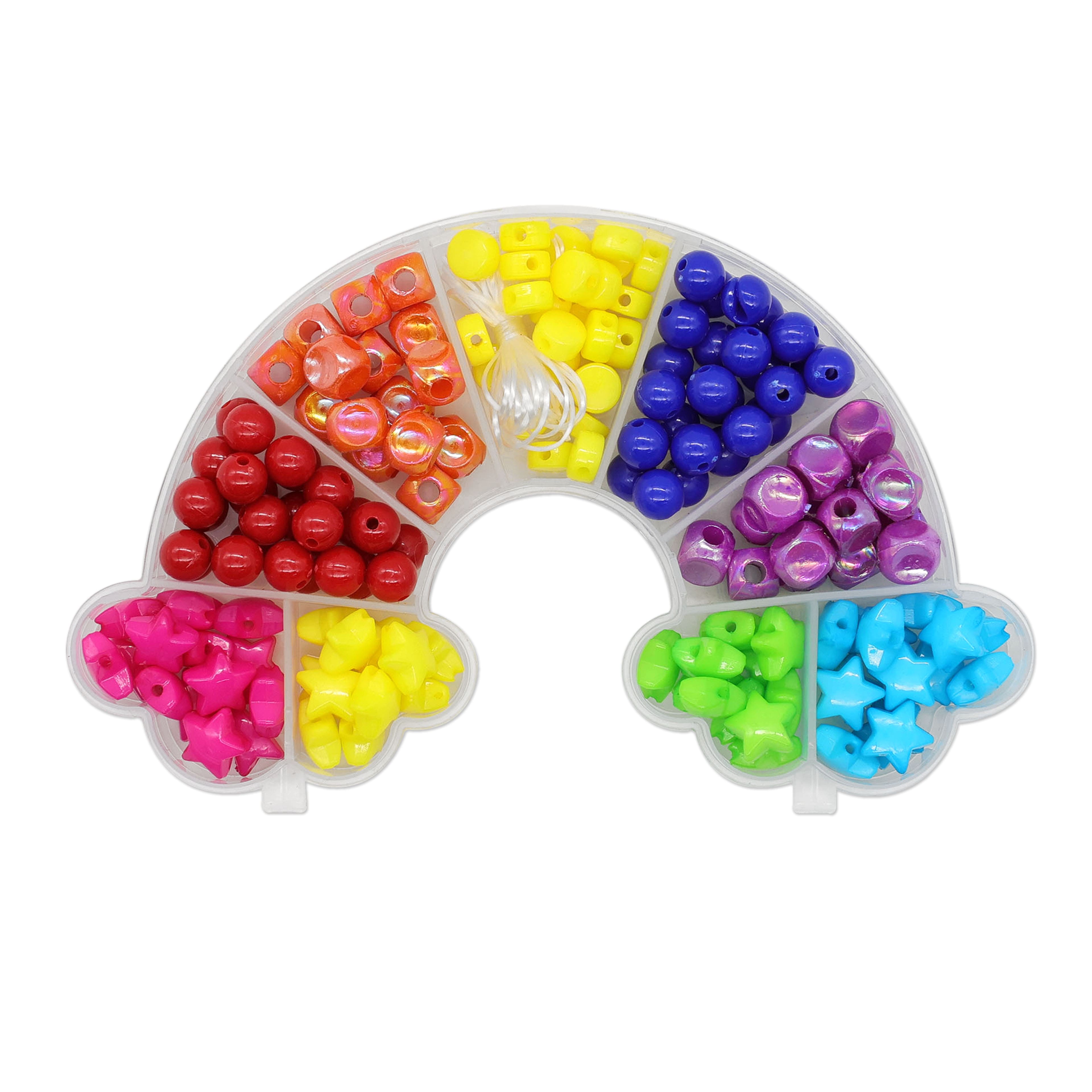 12 Pack: Rainbow Bead Kit by Creatology&#x2122;