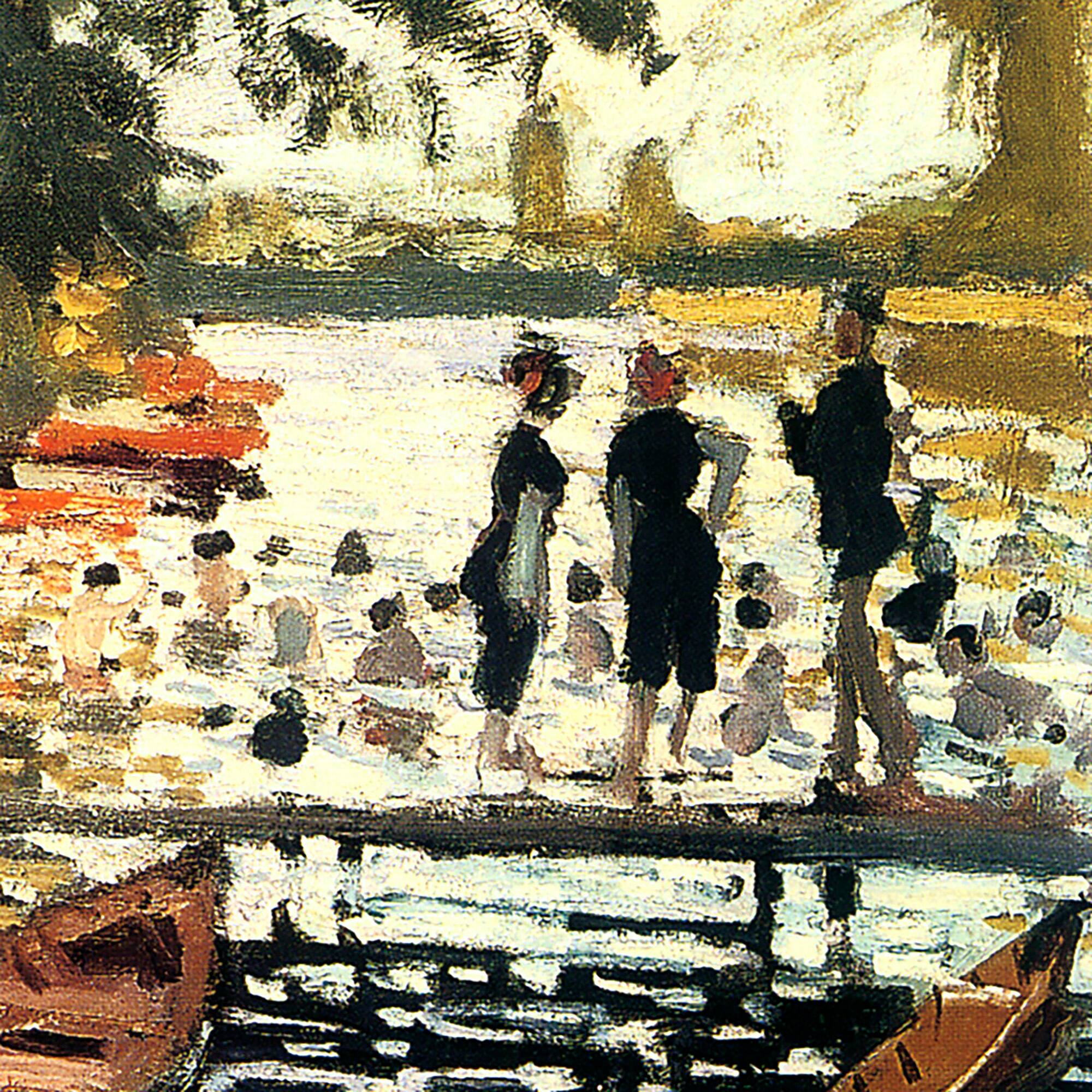 26.75" Bathers at Grenouillere 1869 Canvas Replica Painting