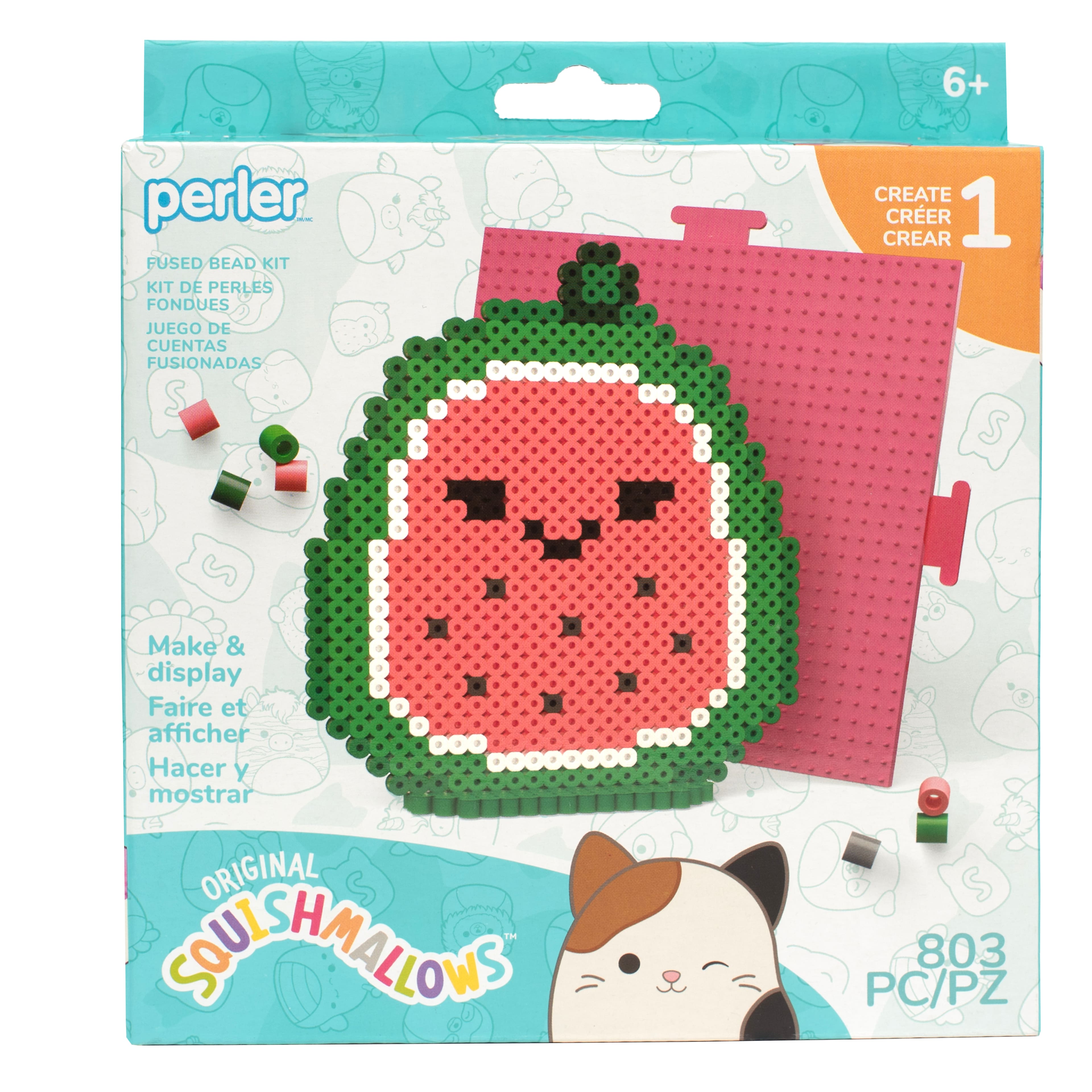 Perler™ Squishmallows™ Wanda Fused Bead Kit