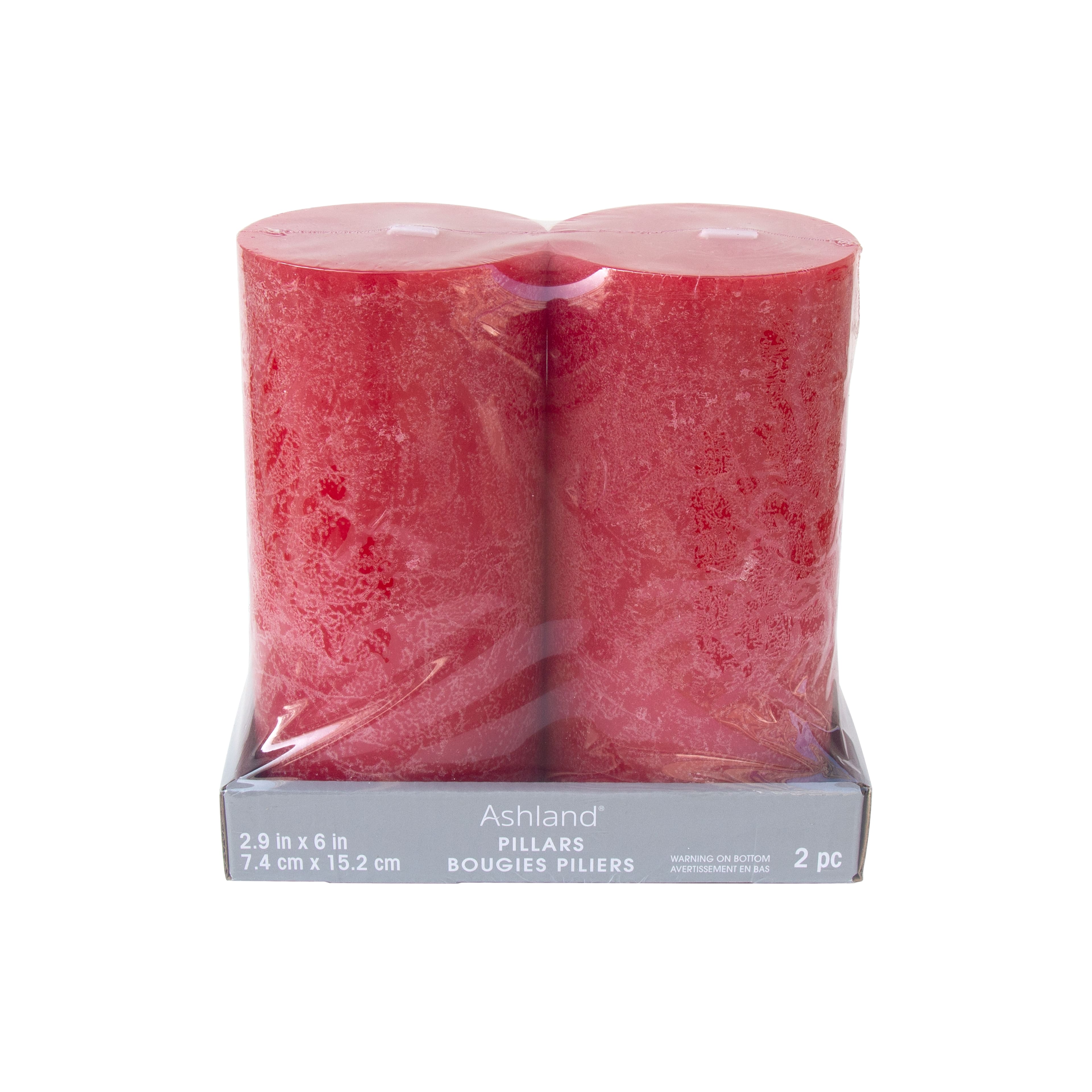 6&#x22; Red Pillar Candles, 2ct. by Ashland&#xAE;