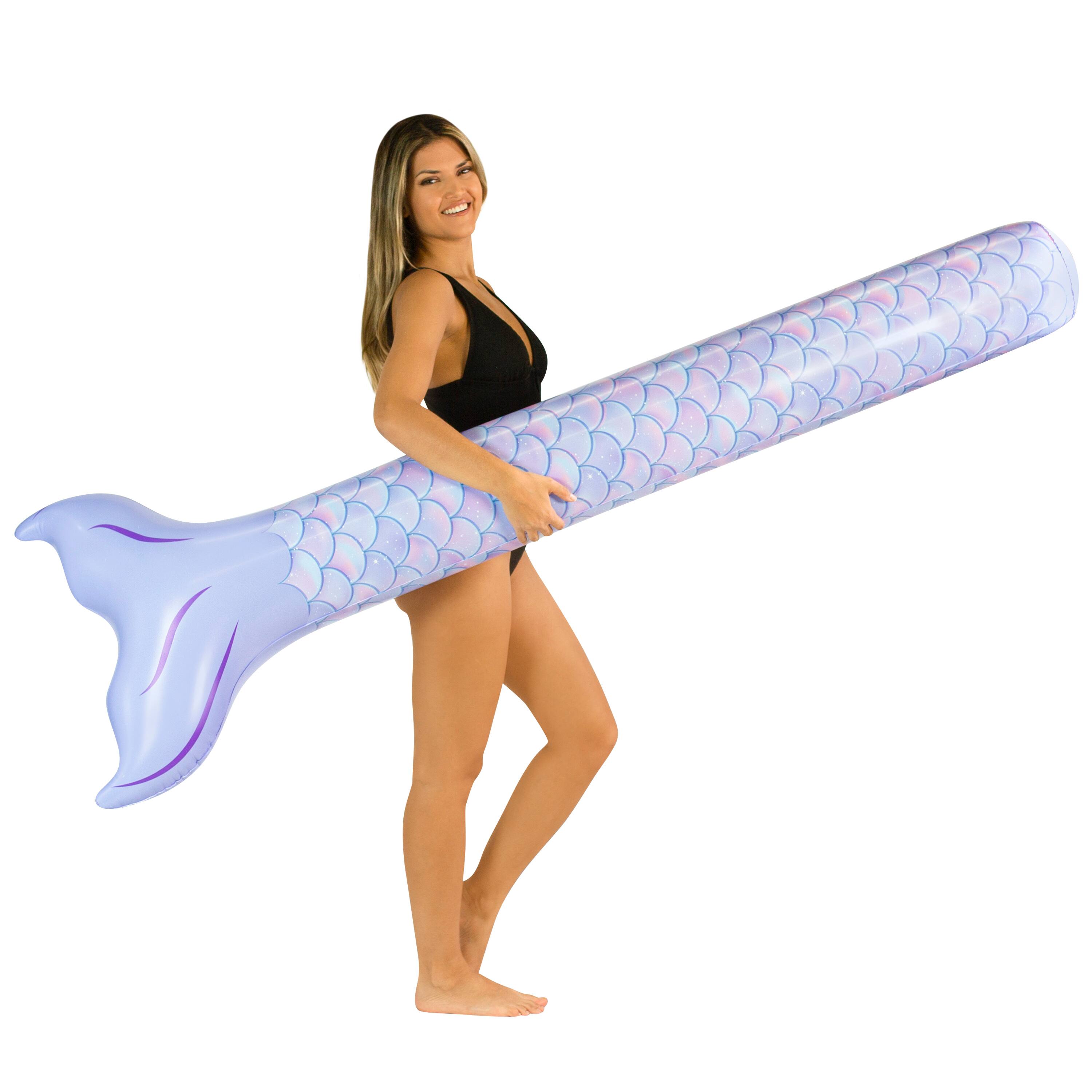 PoolCandy Mermaid Collection 72" Mermaid Tail Super Noodle